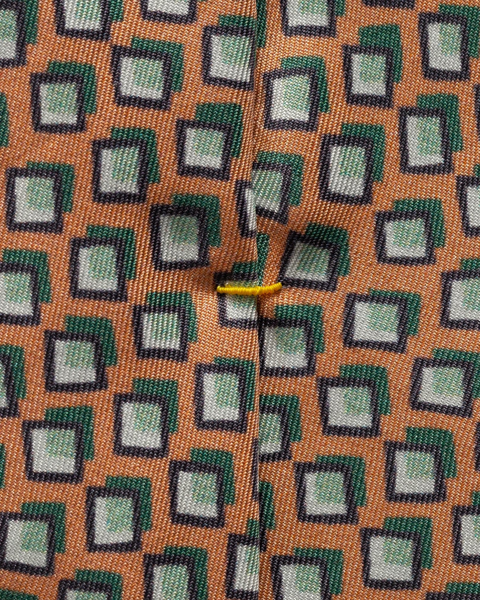 Eton - light red patterned silk tie