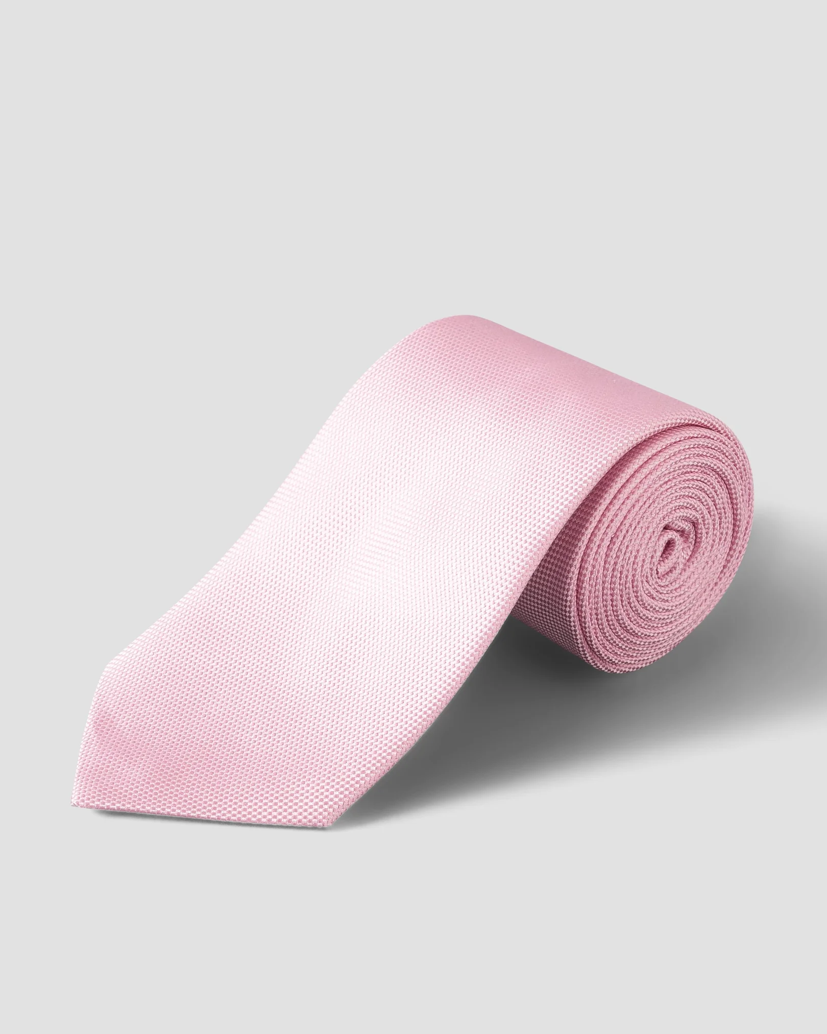 Eton - Rosa Krawatte mit Flechtstruktur