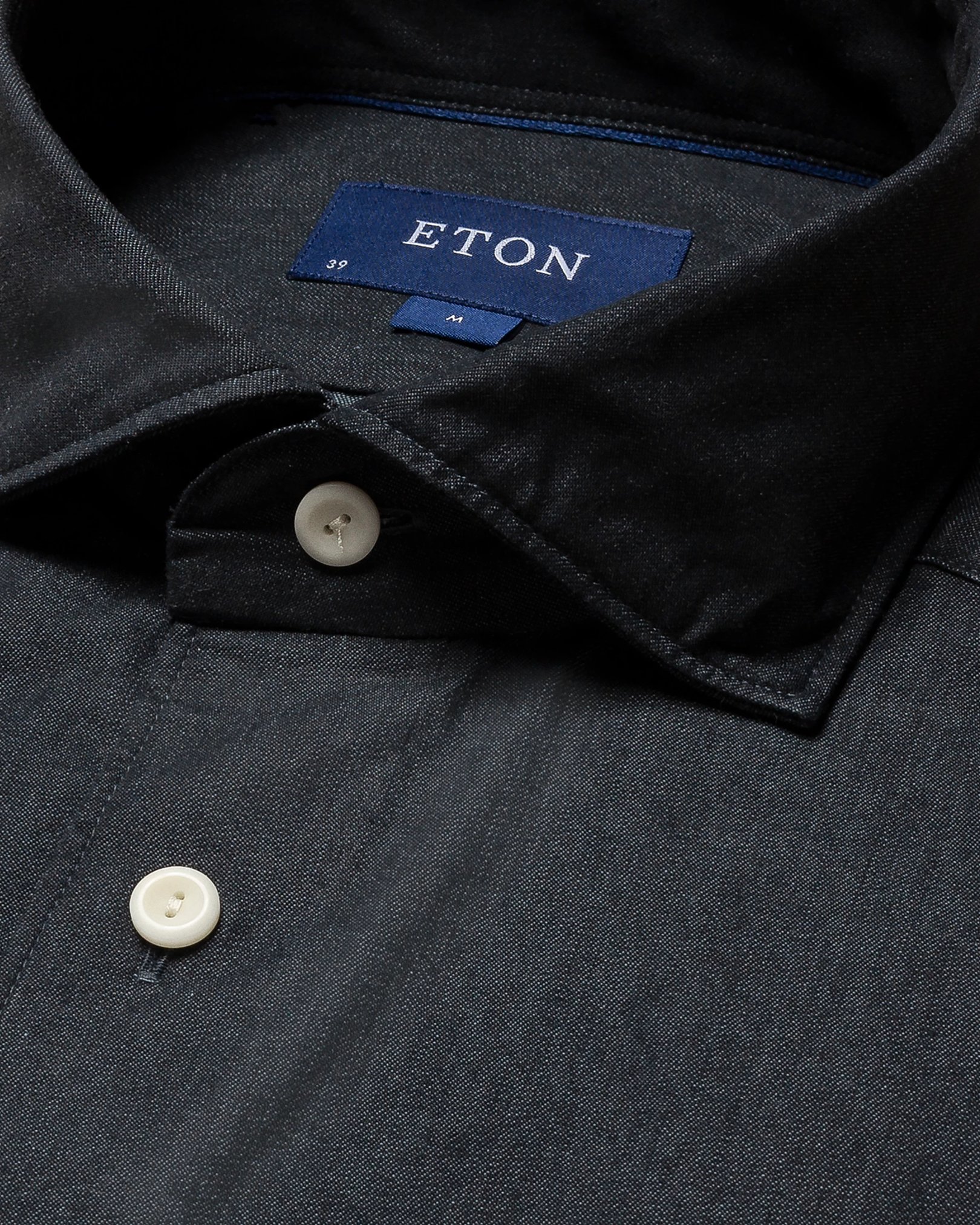 Eton - black heavy twill