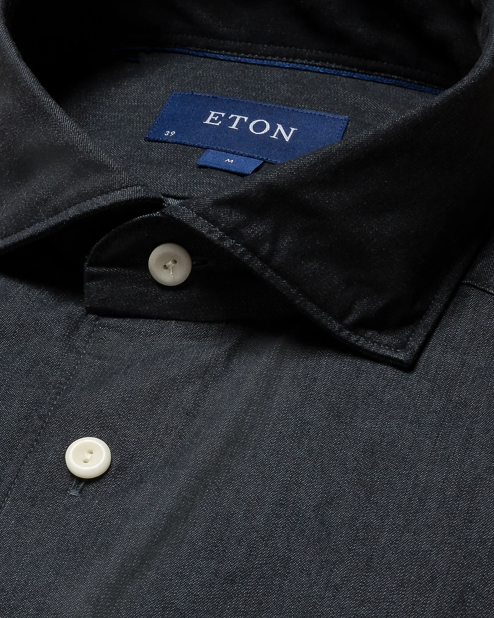 Eton - black heavy twill
