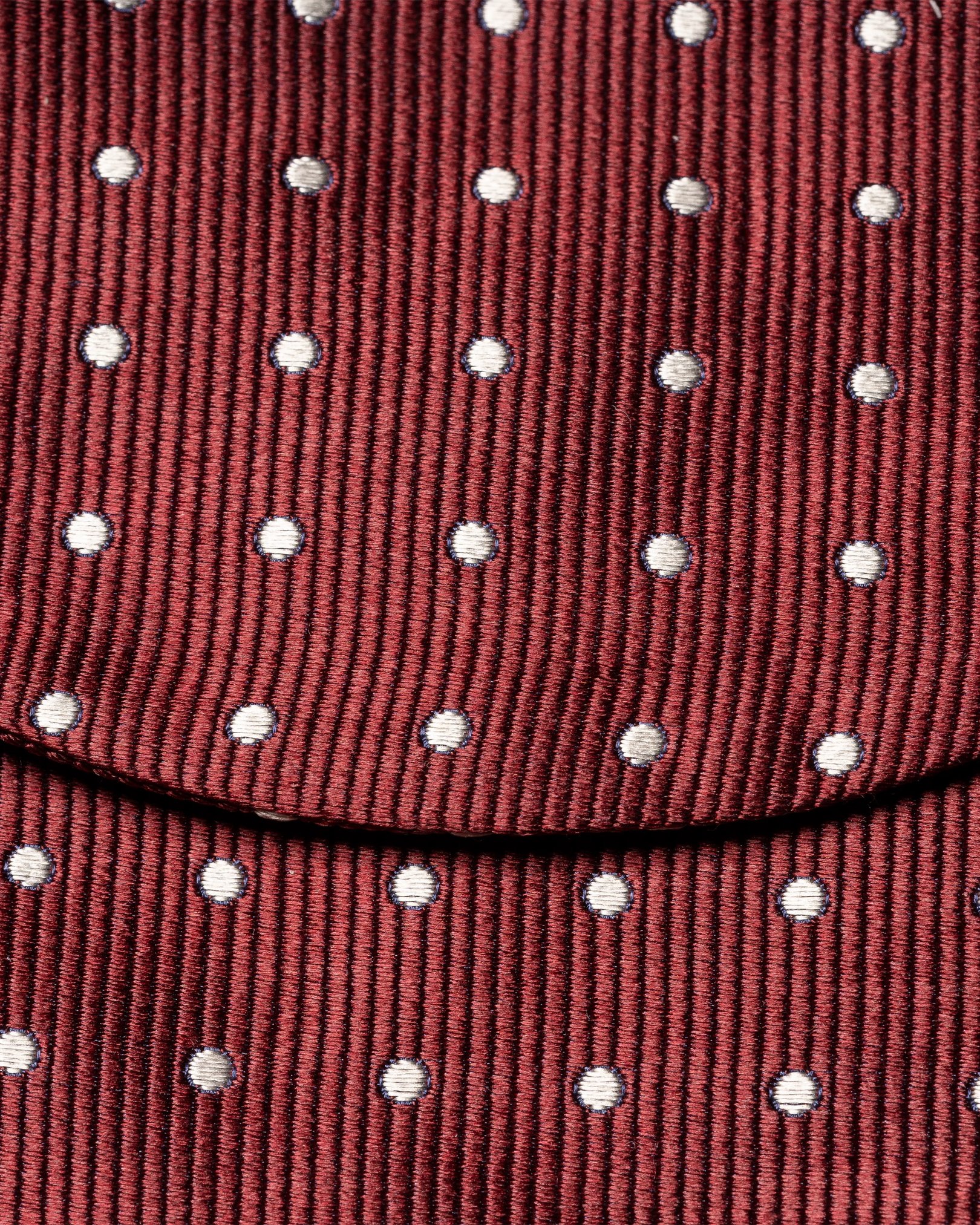 Eton - dark red bow tie self tied
