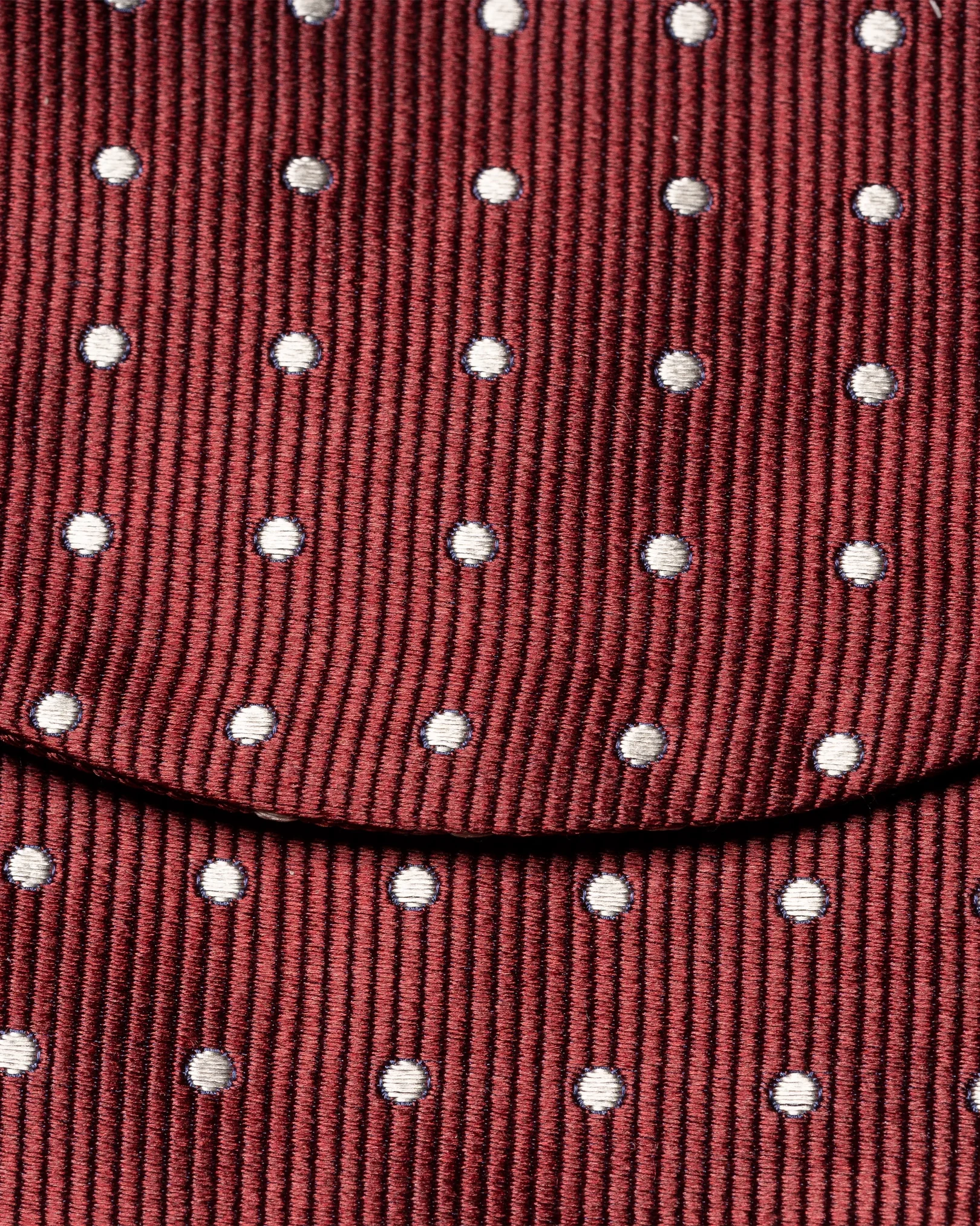 Eton - dark red bow tie self tied