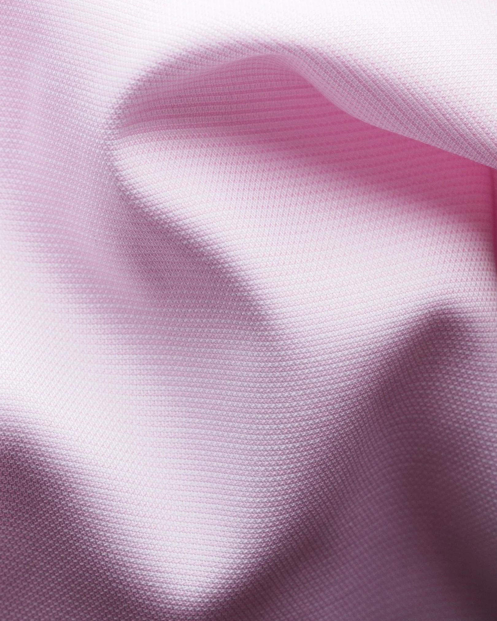 Eton - pink twill shirt extreme cut away
