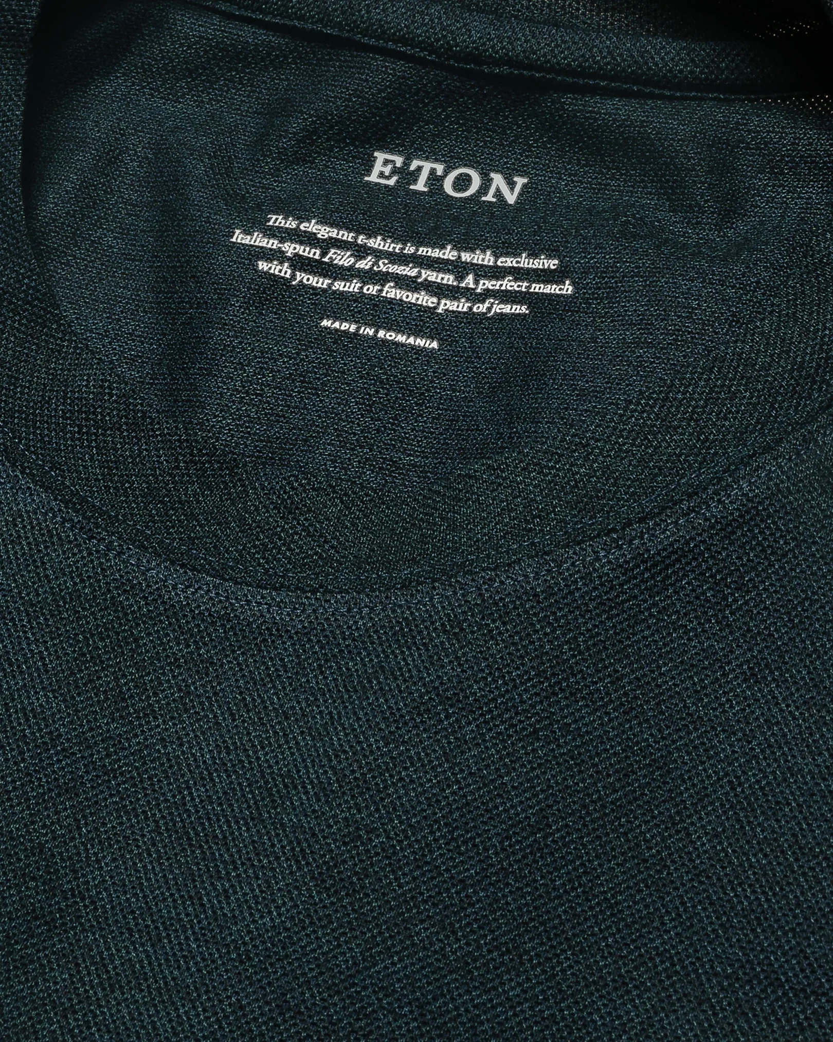 Eton - dark green t shirt