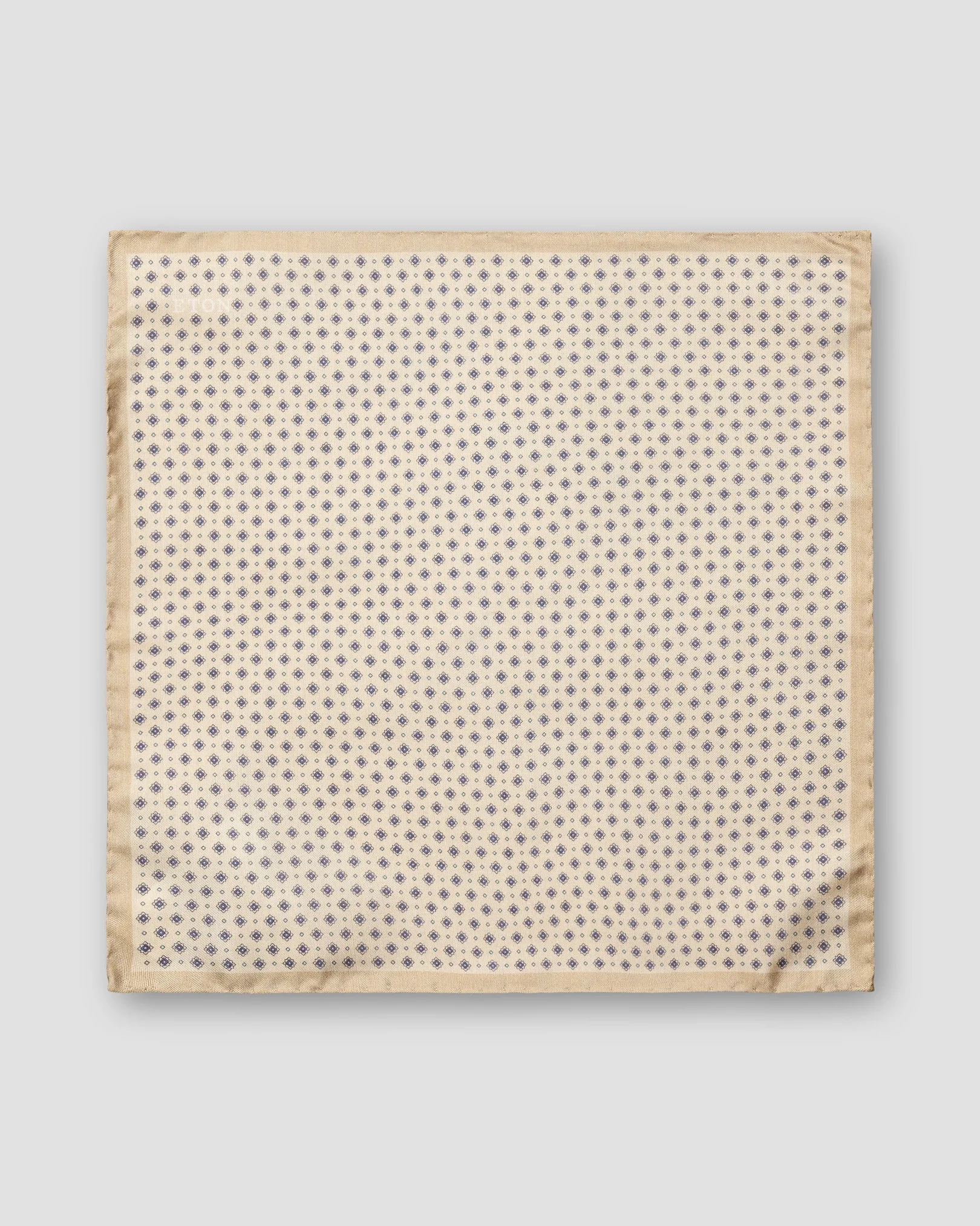 Eton - beige tussah silk pocket square