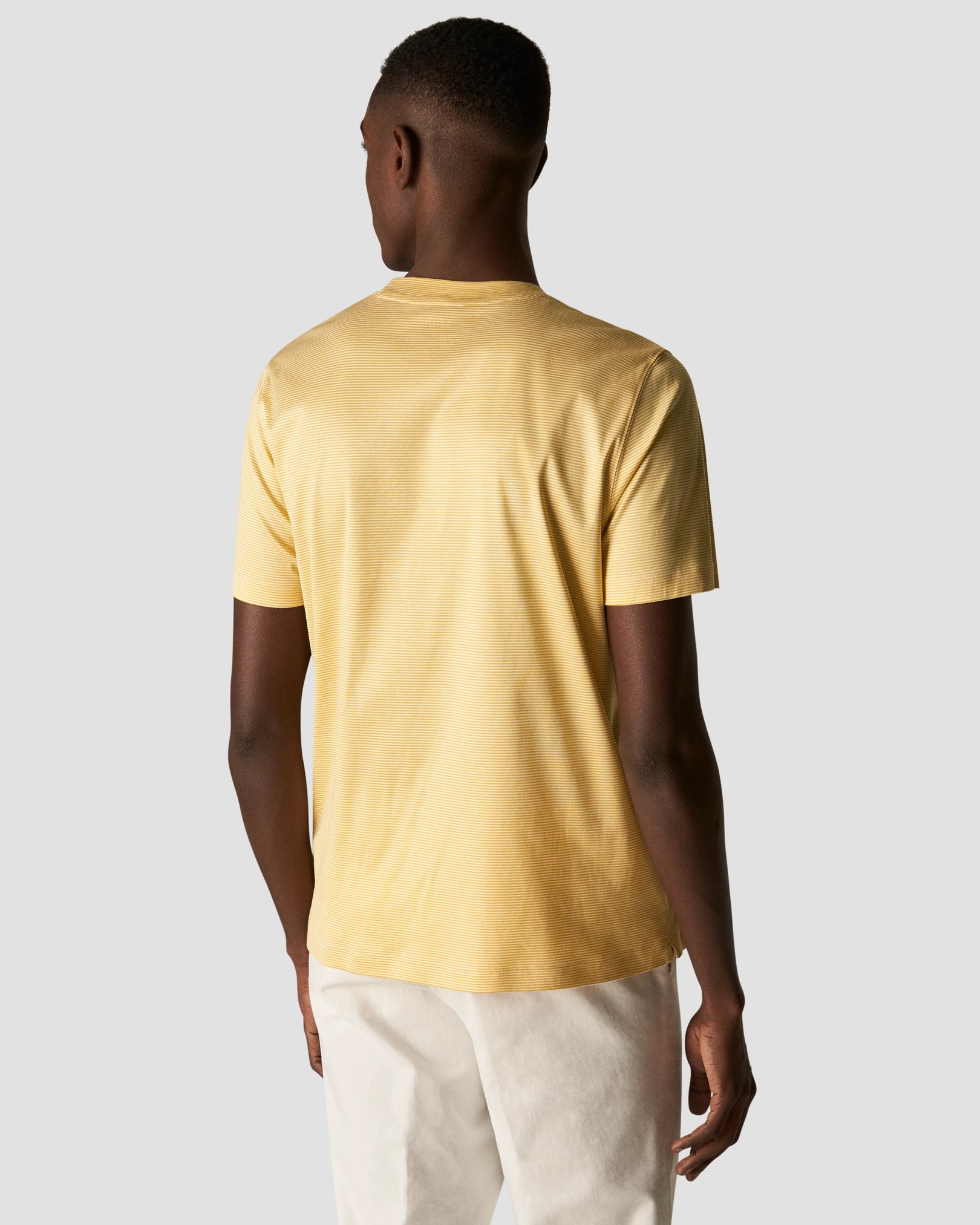 Eton - yellow interlock t shirt