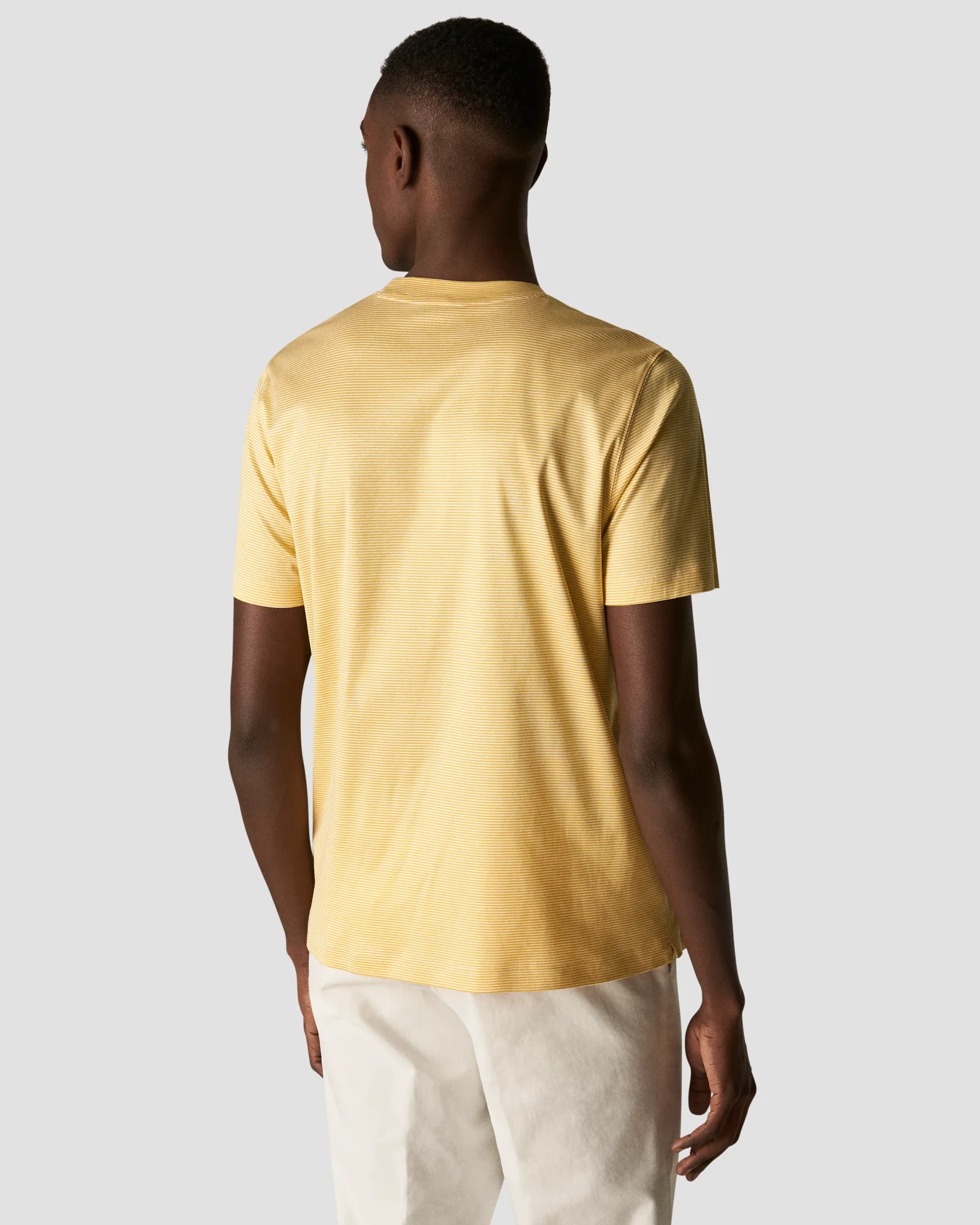 Eton - yellow interlock t shirt