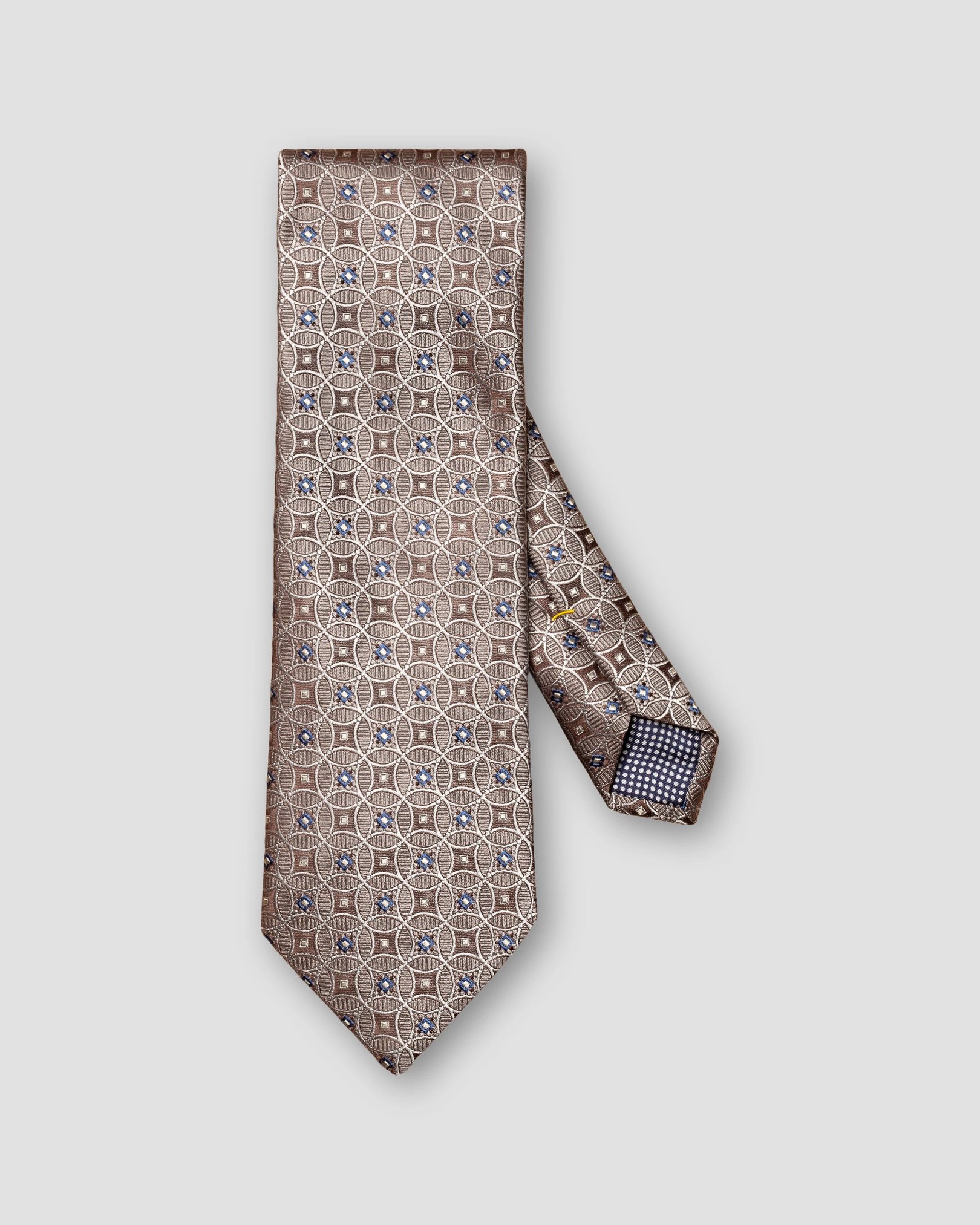 Eton - dark brown vibriant tie