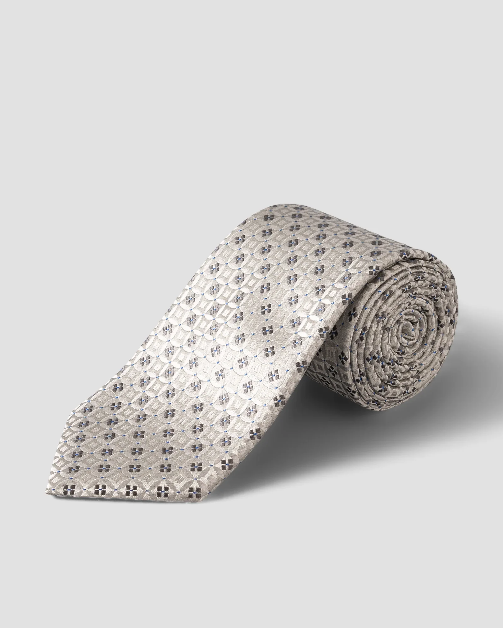 Eton - beige rich texture tie