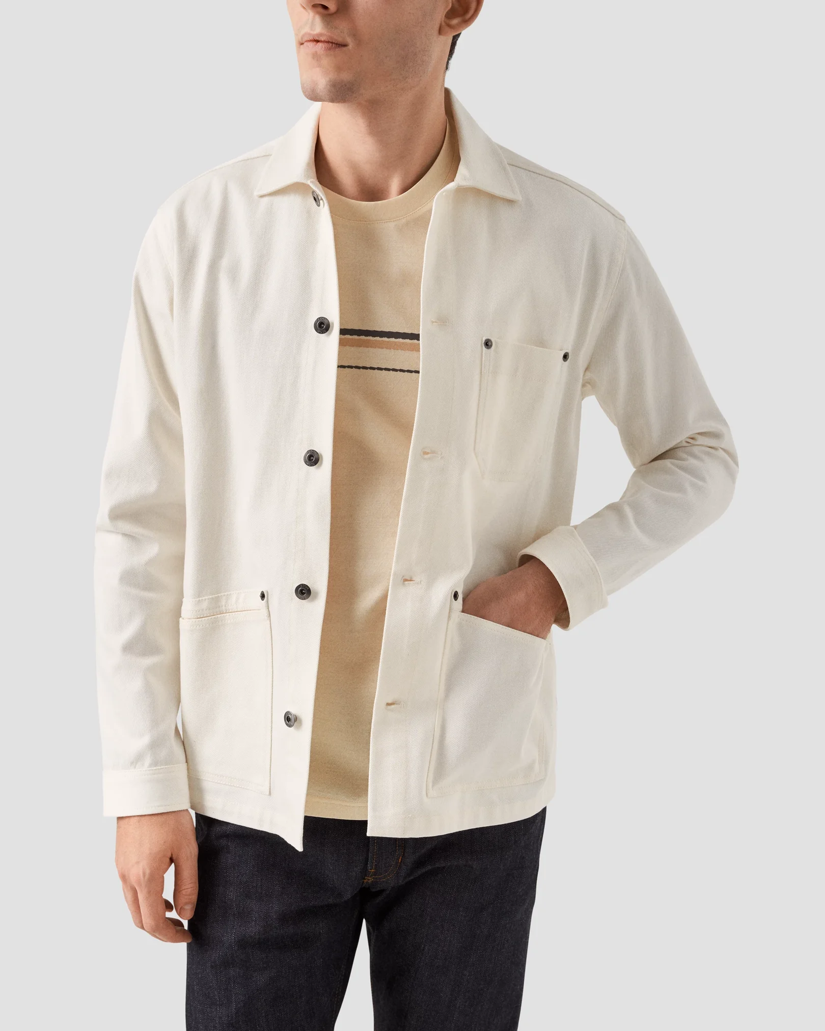 Eton - beige crew neck