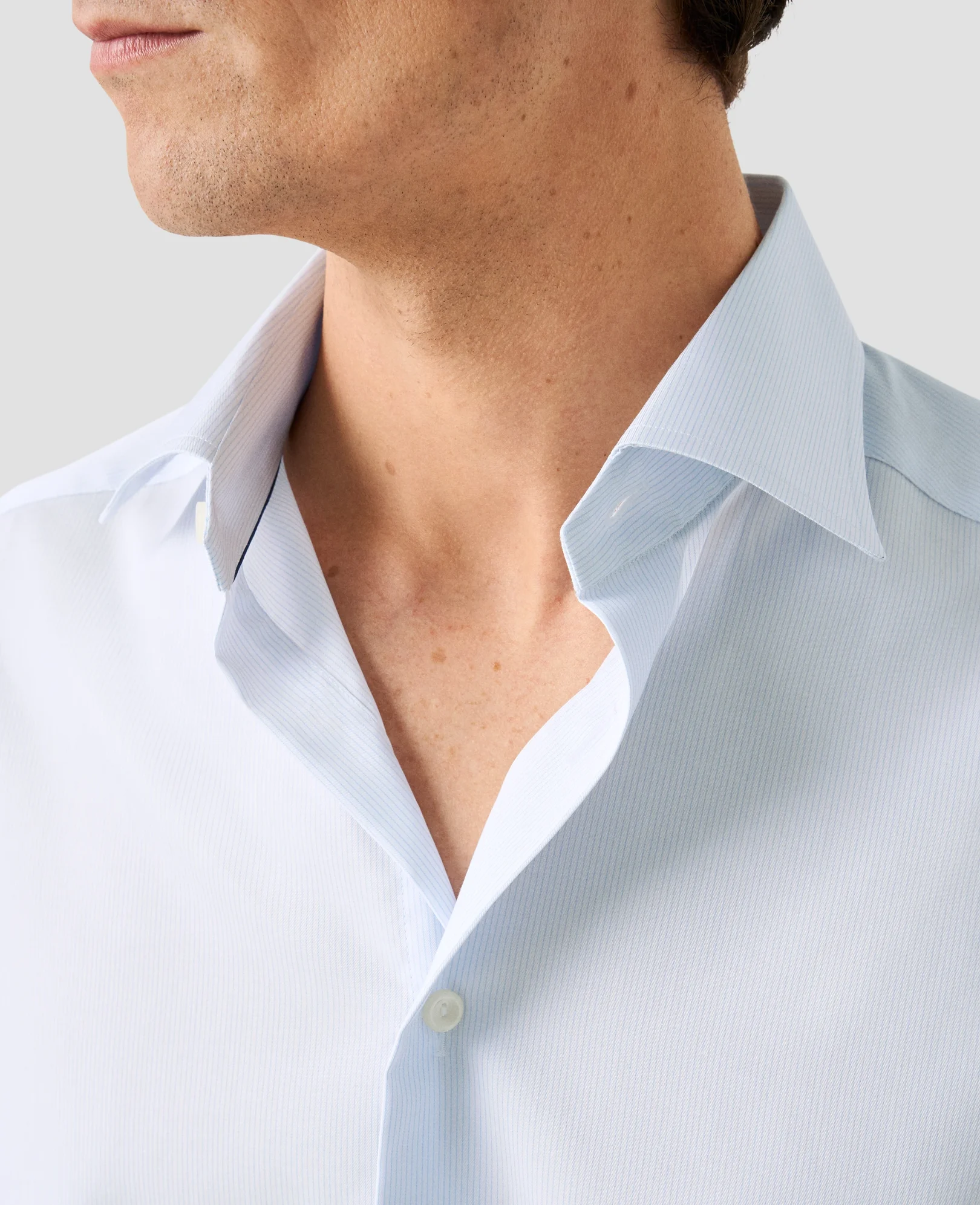Eton - Fein gestreiftes Twill-Hemd