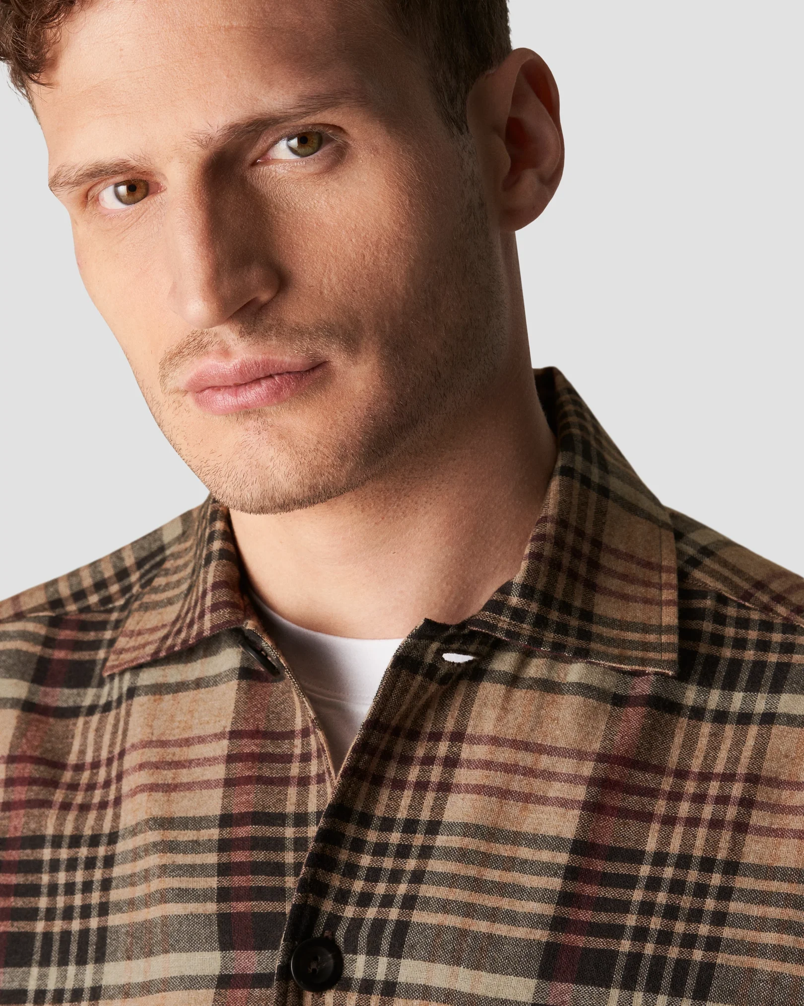 Eton - orange cotton wool cashmere