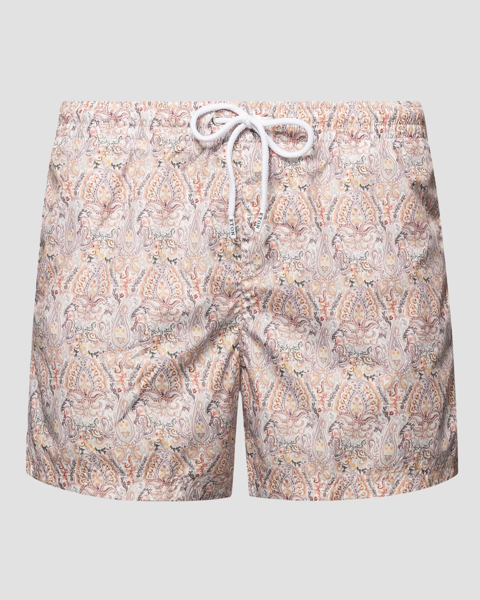 Eton - red paisley swim shorts