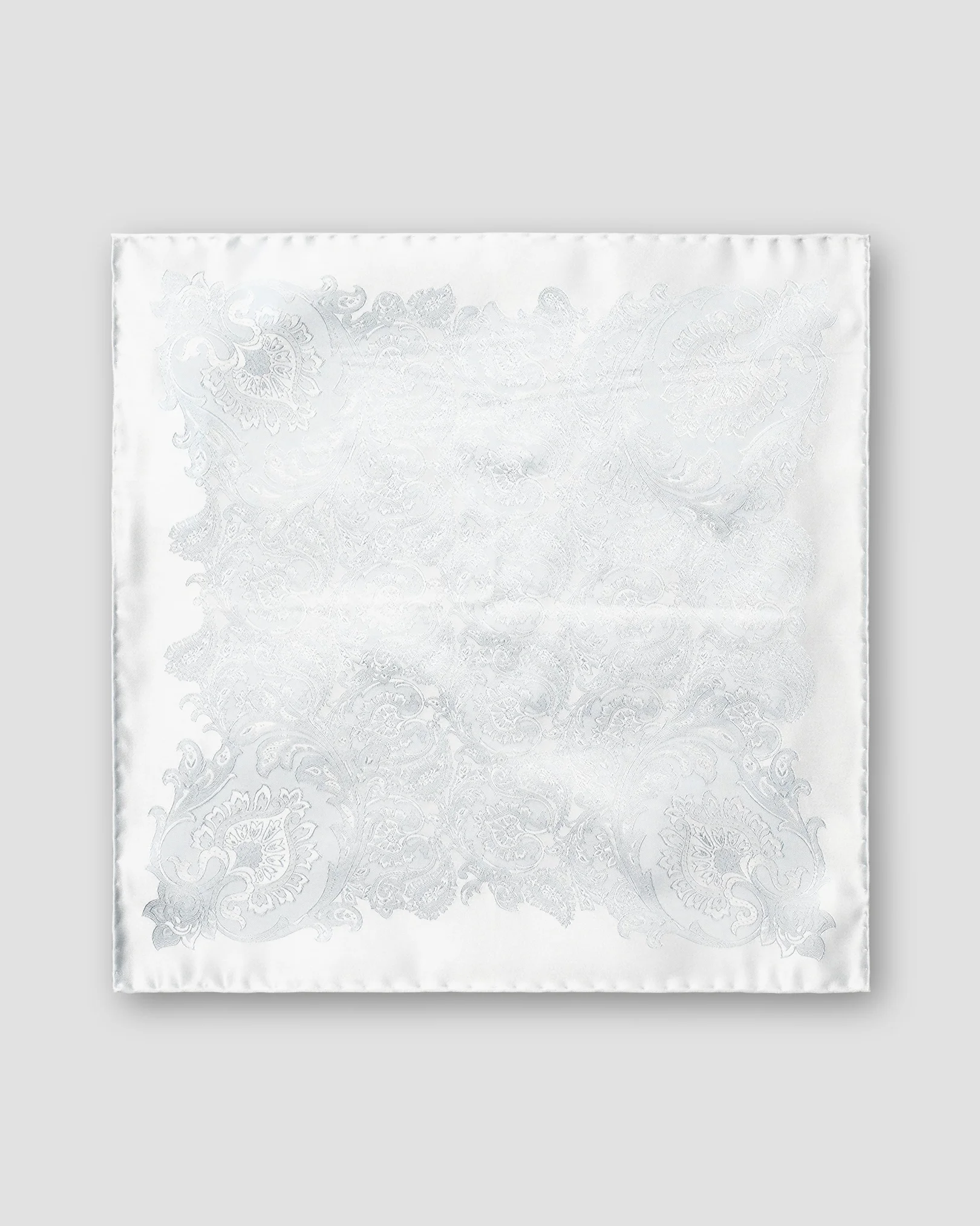 Eton - light blue paisley pocket square