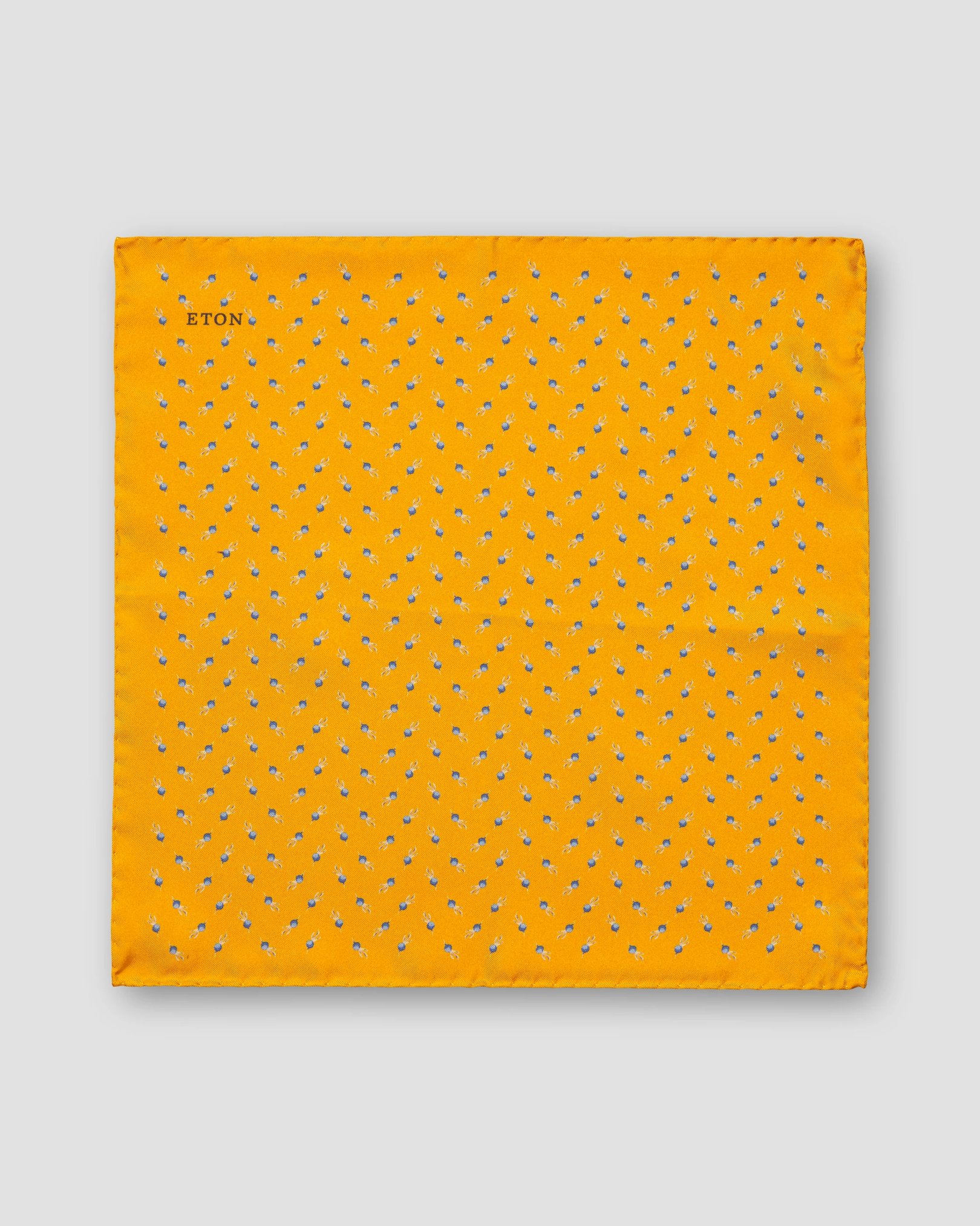 Eton - orange beat pocket square