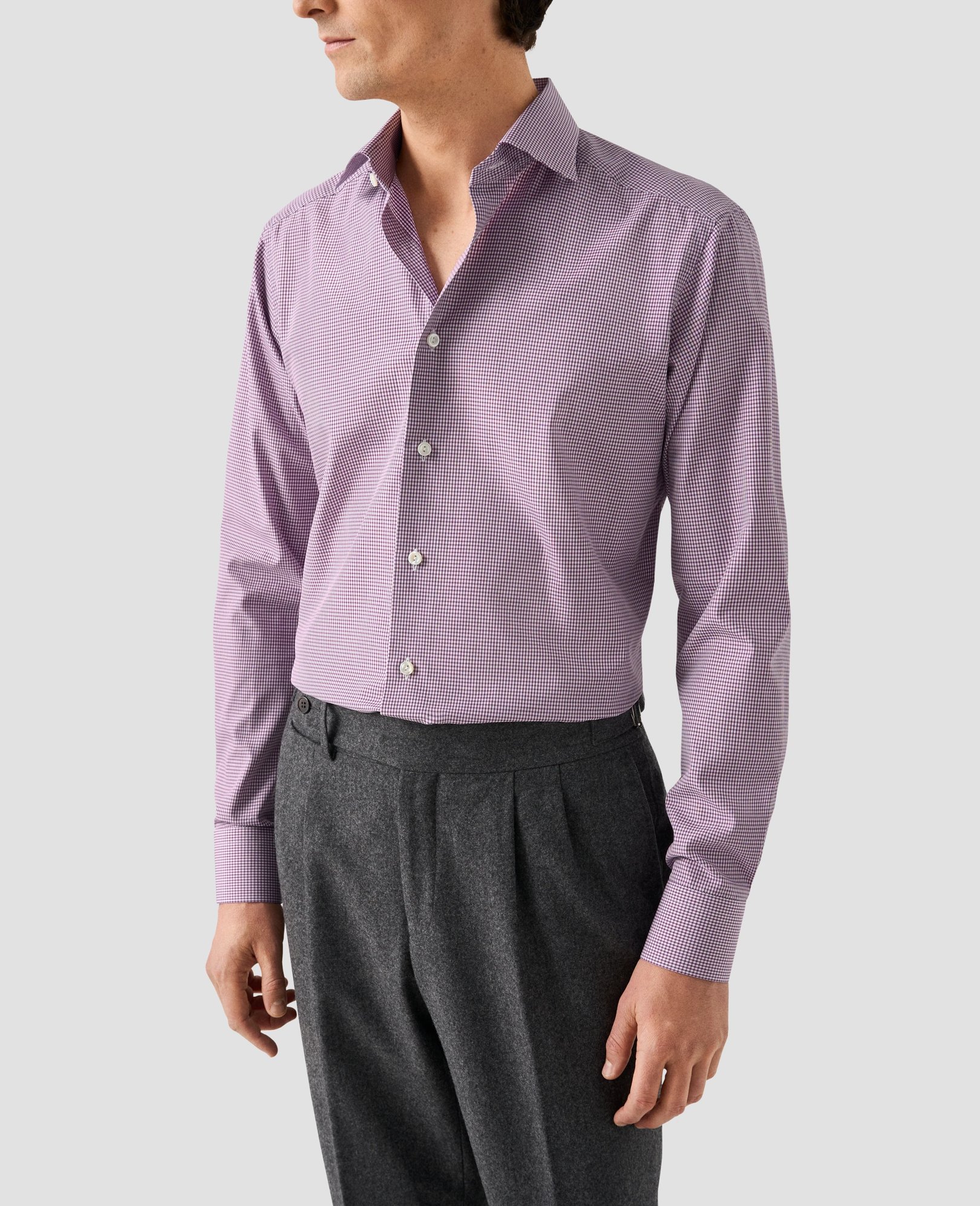 Eton - 3D Check ElevatedTwill Shirt