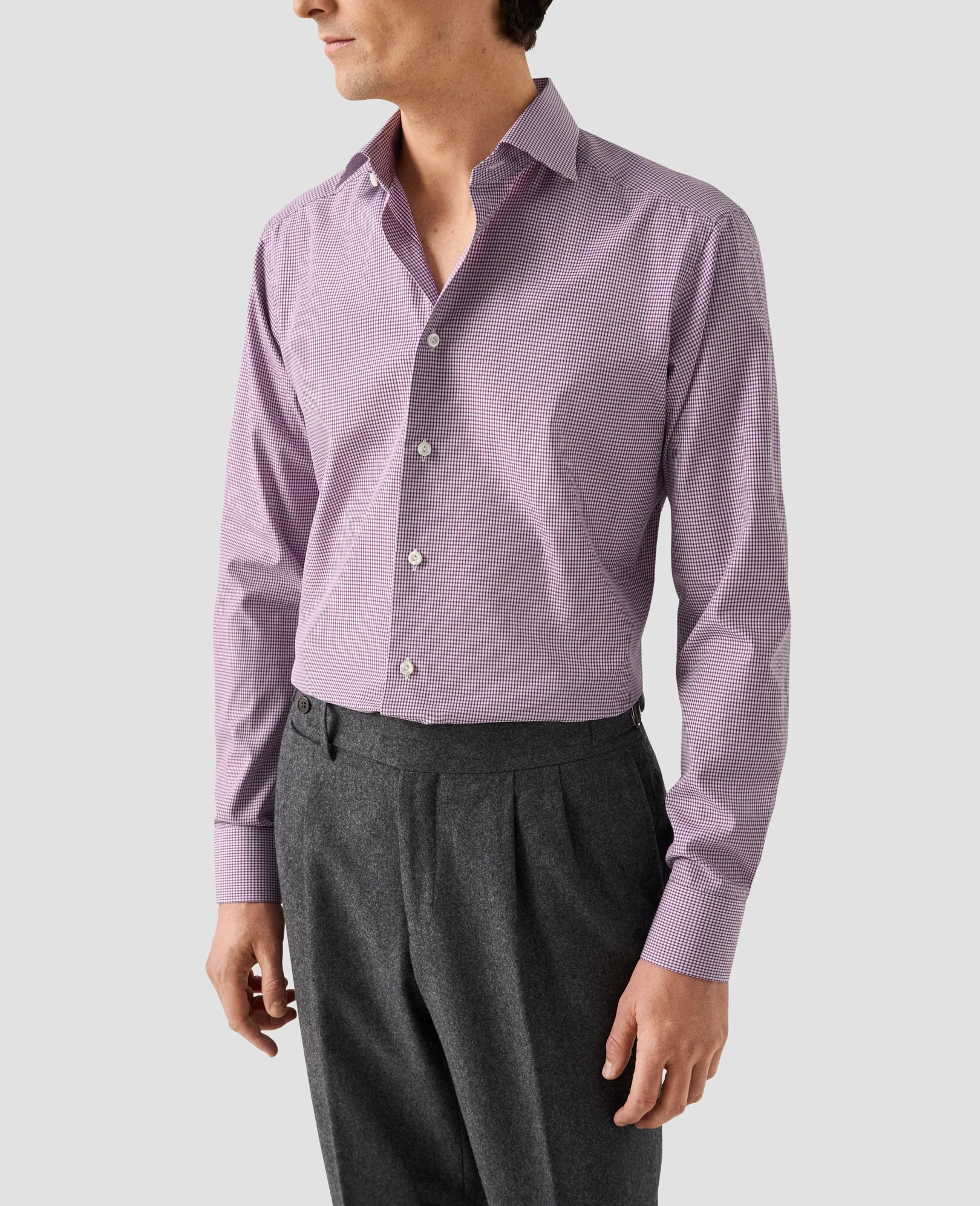 Eton - 3D Check ElevatedTwill Shirt