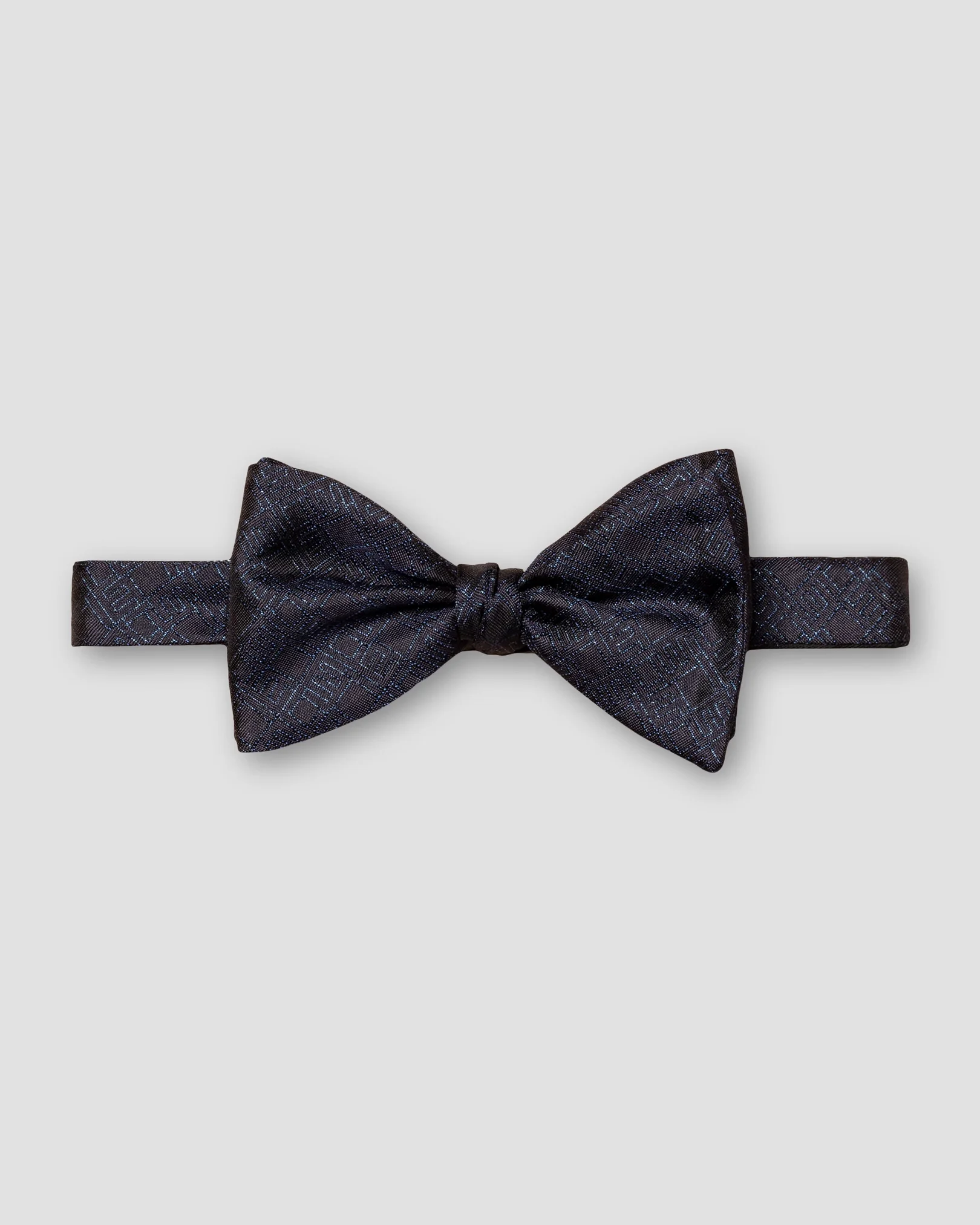 Eton - navy blue e printed bowtie