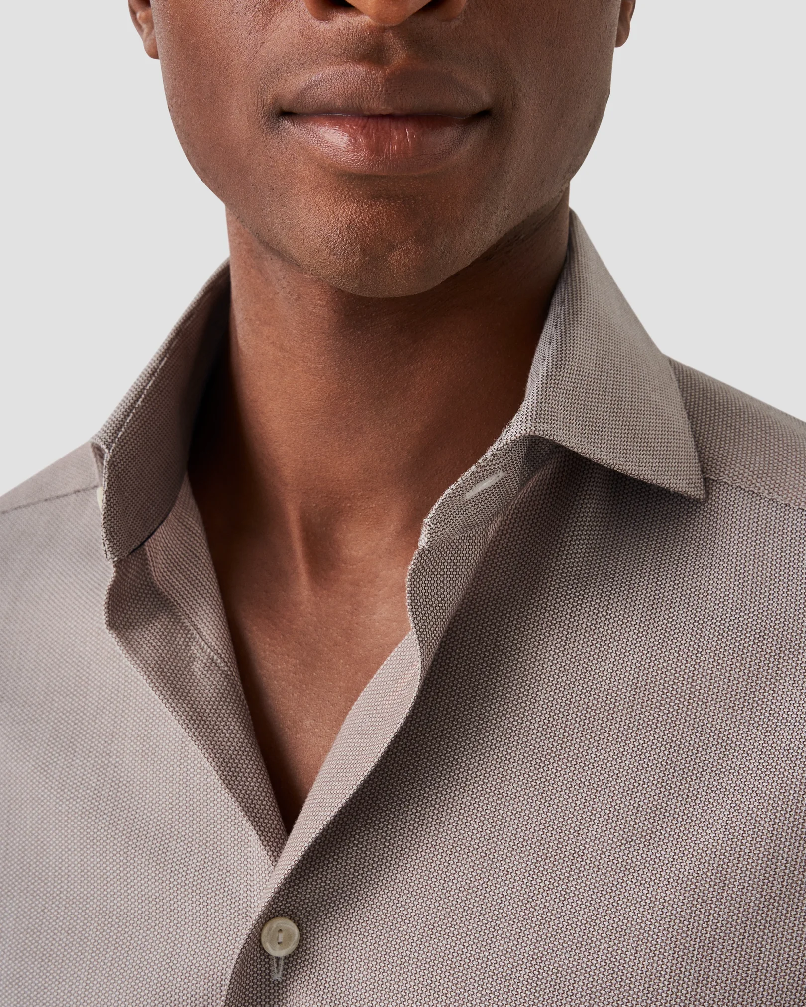 Eton - beige melange signature twill