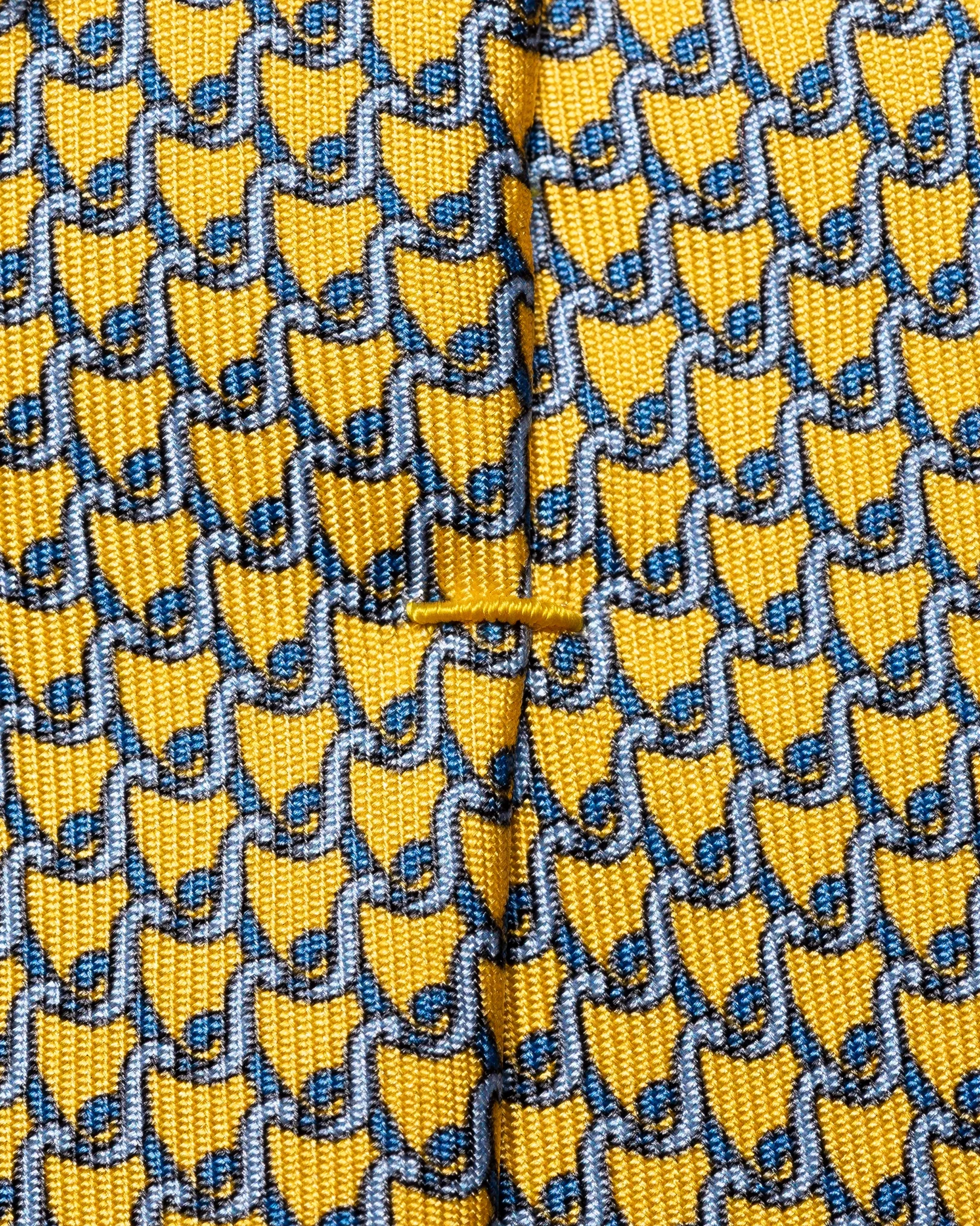 Eton - yellow crafted tie