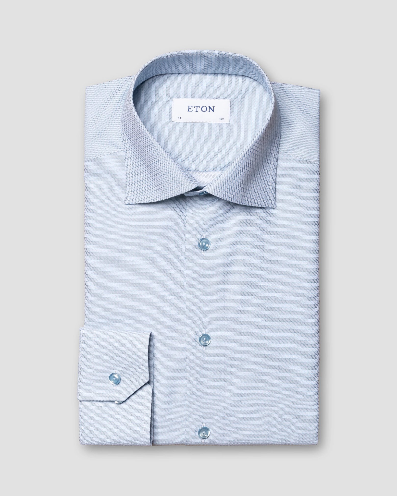 Eton - light blue dobby