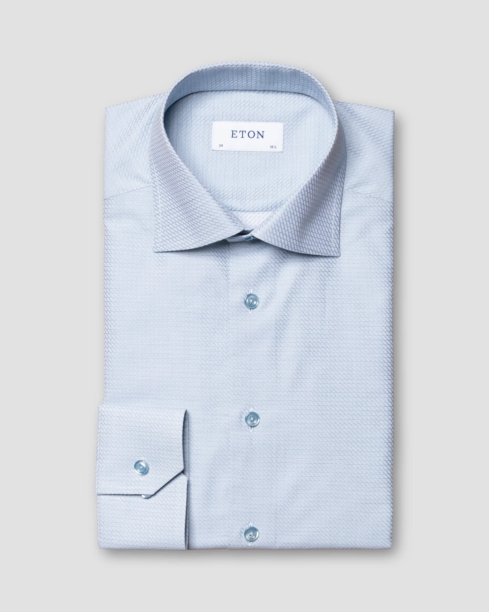 Eton - light blue dobby
