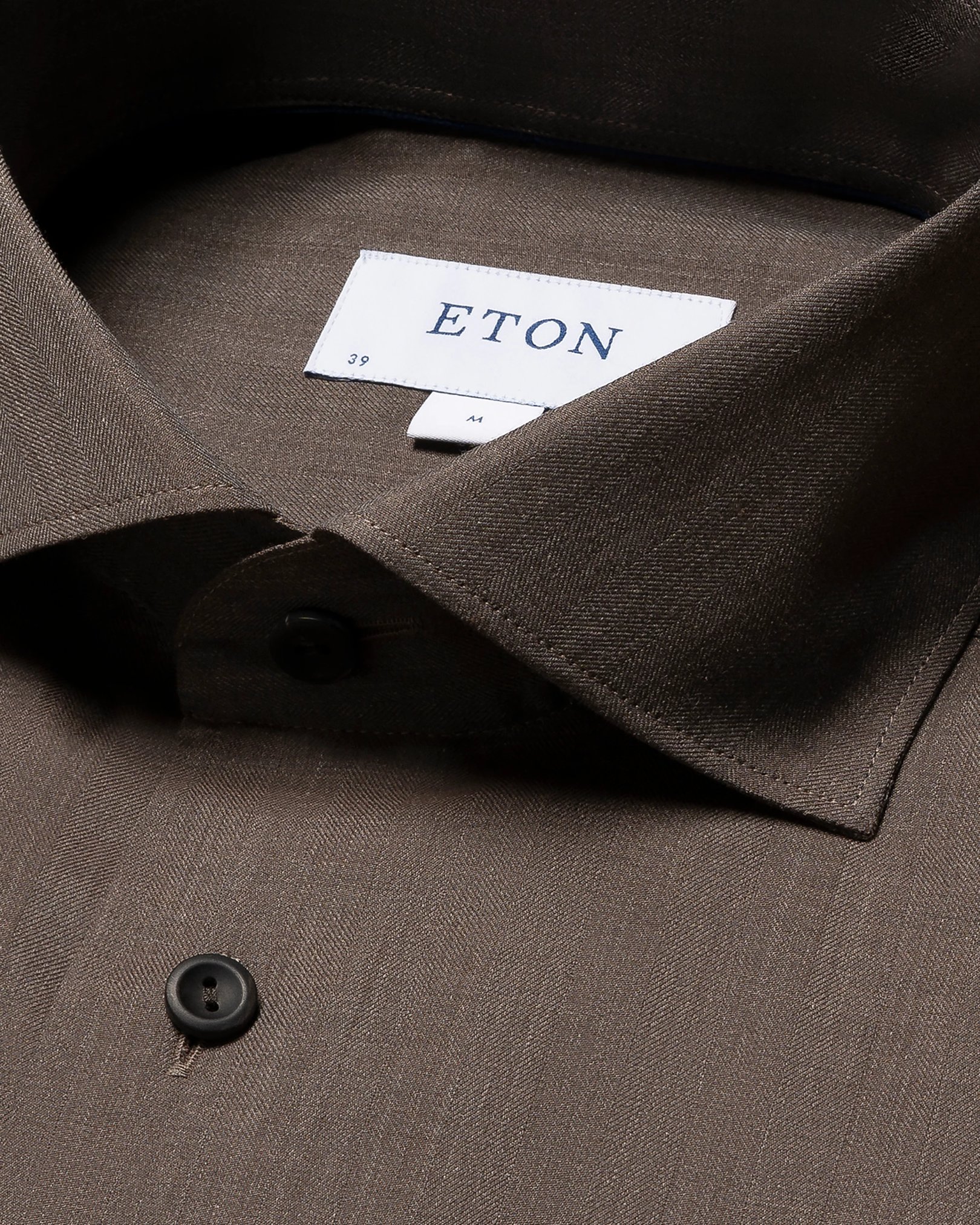 Eton - dark brown flanell