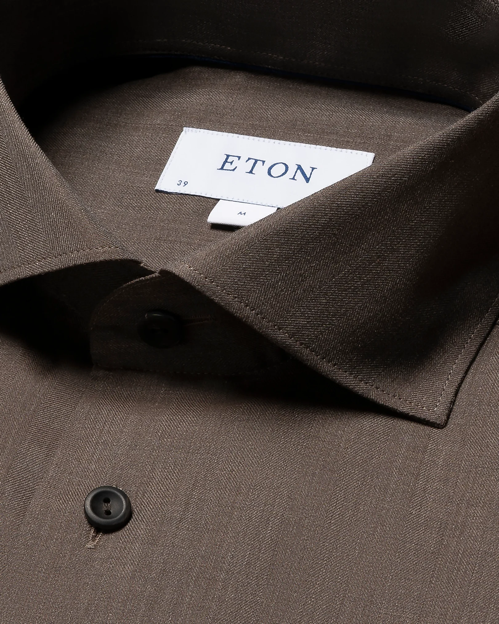 Eton - dark brown flanell