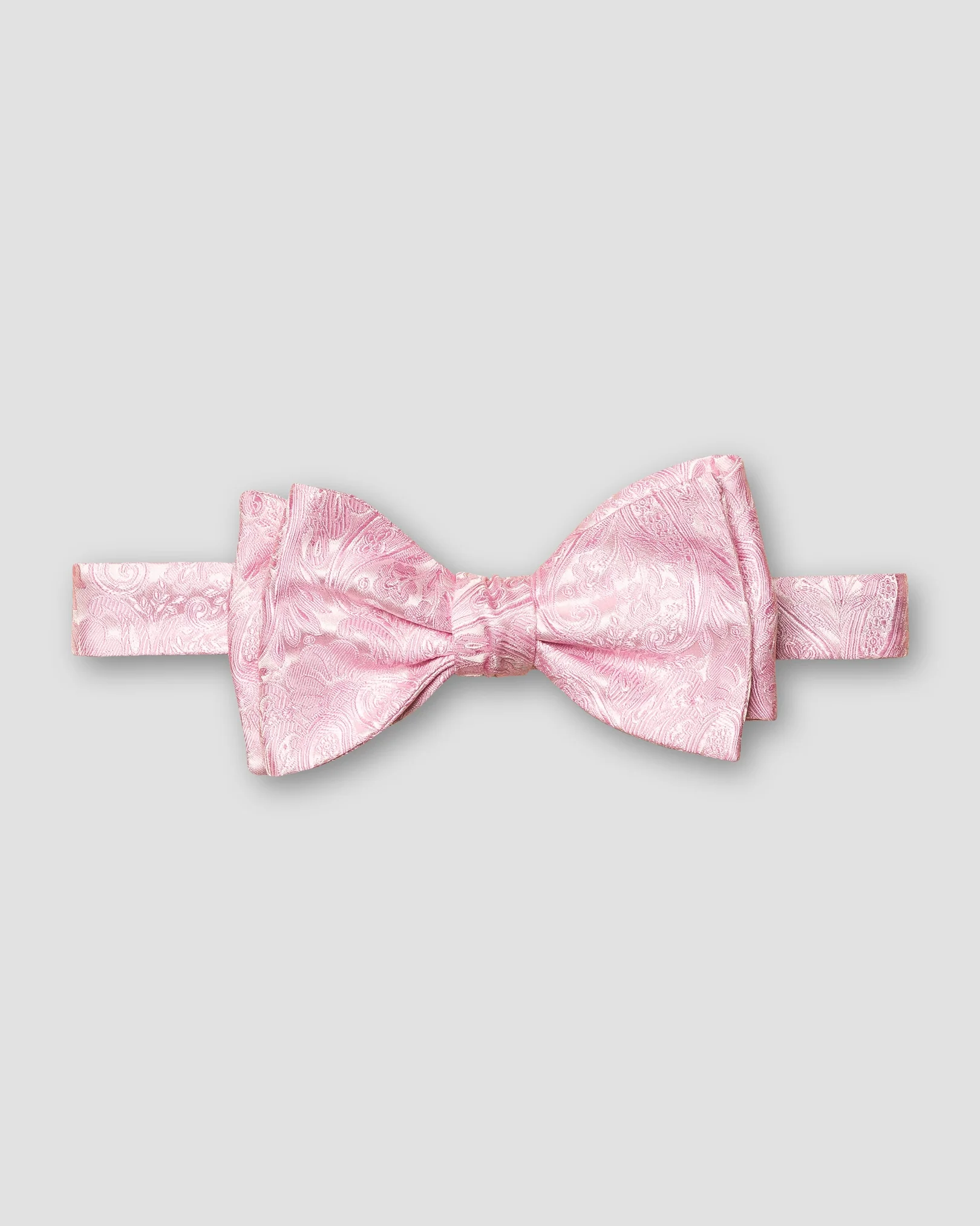 Eton - Pink Paisley Silk Bow Tie — Self Tied