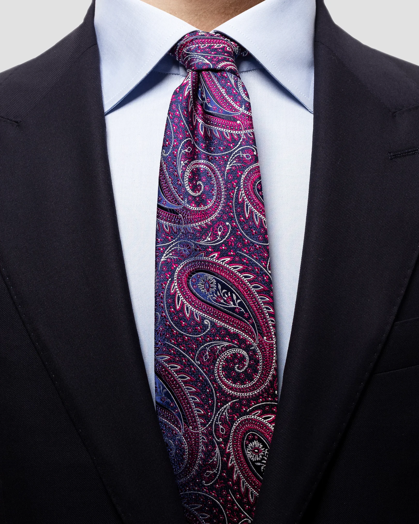 Eton - red paisley tie