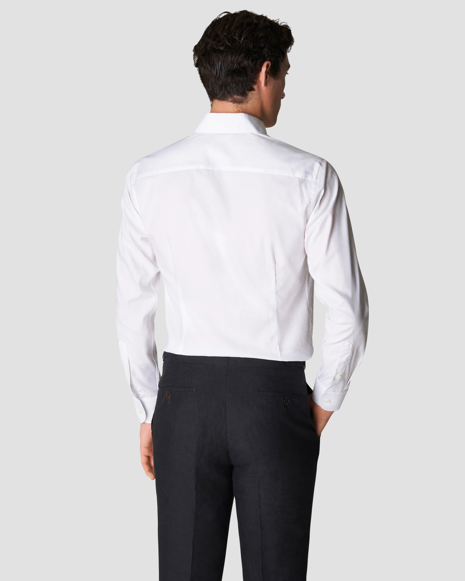 Eton - wrinkle free white signature oxford