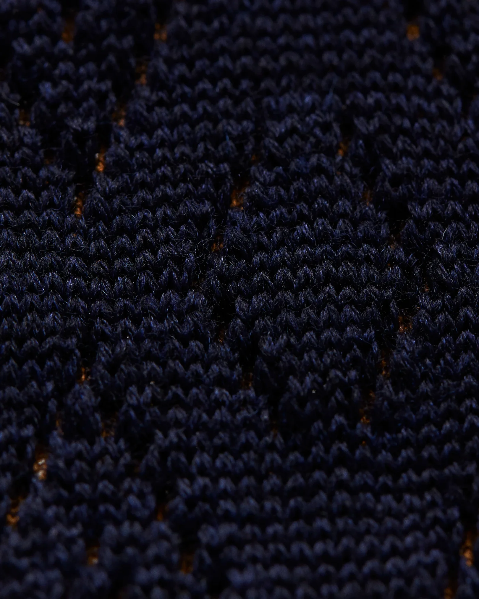 Eton - navy blue knitted tie