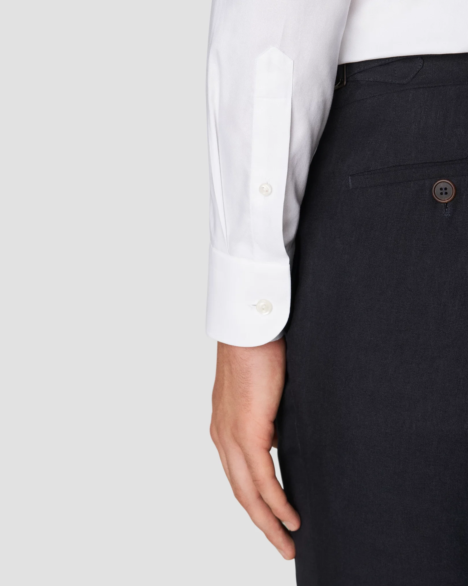 Eton - wrinkle free white signature oxford