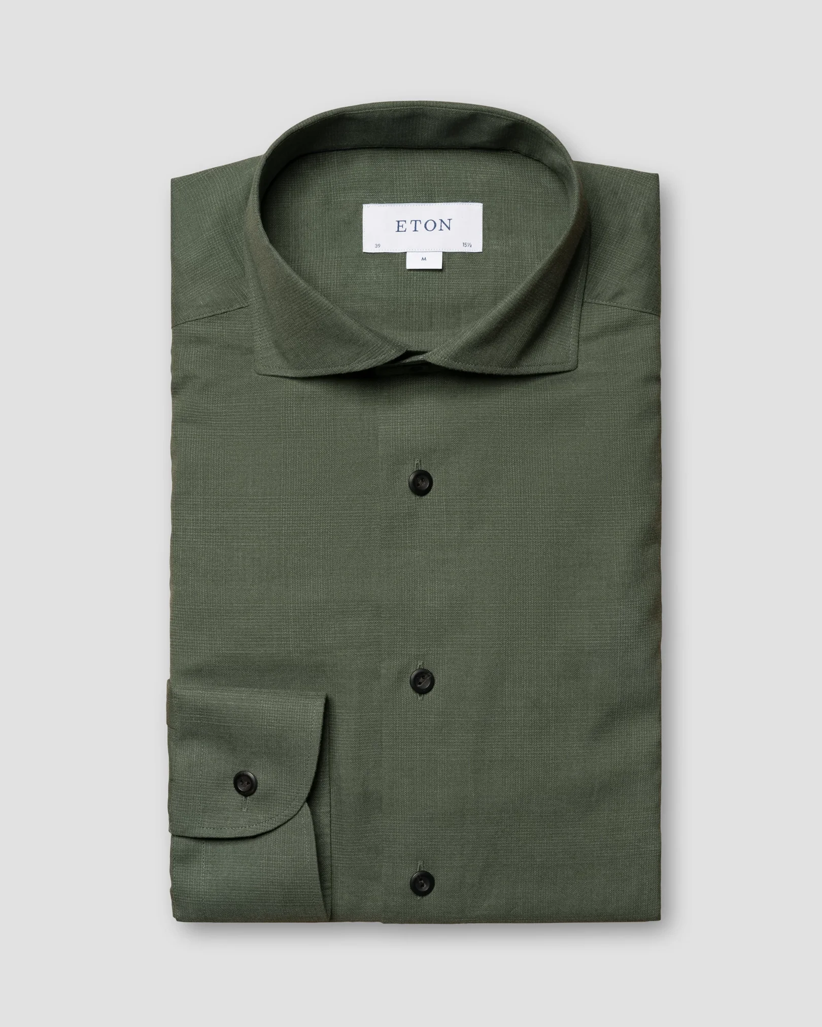 Eton - mid green flanell