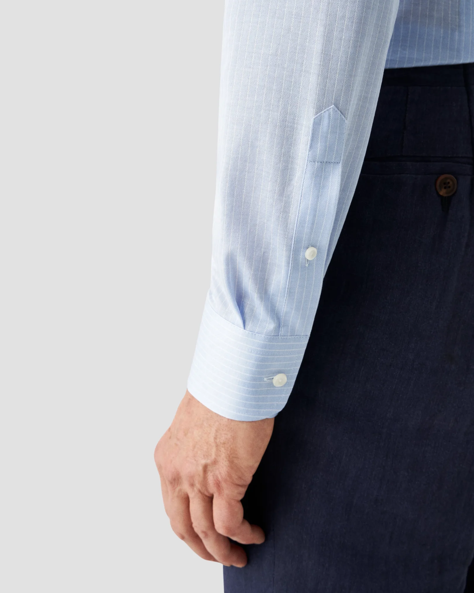 Eton - light blue knit king widespread
