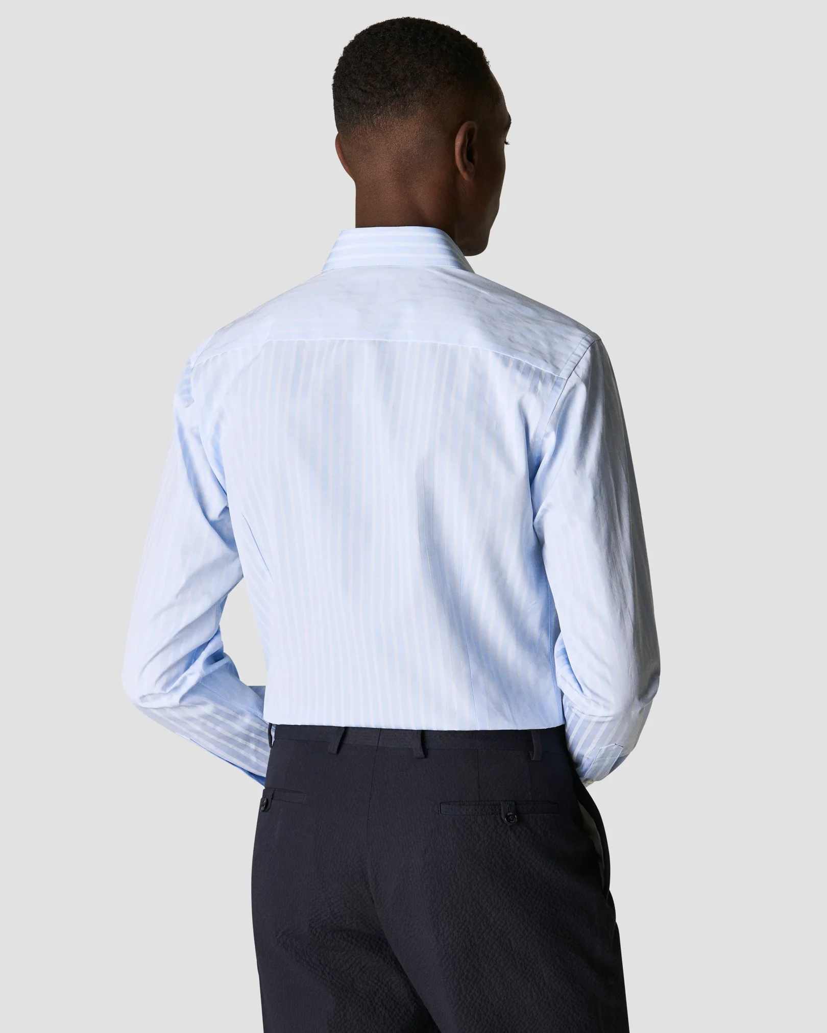 Eton - light blue fine pique
