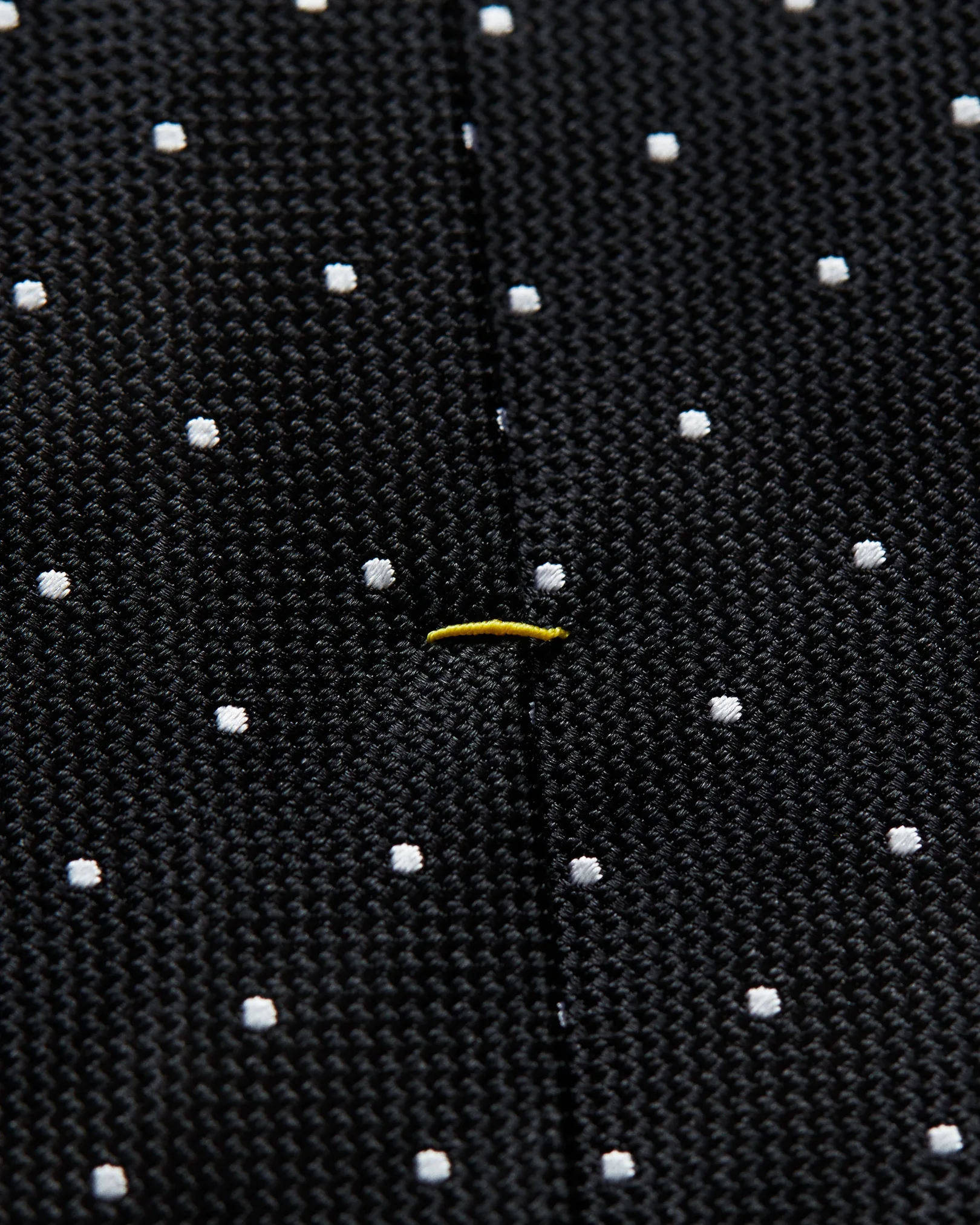 Eton - black polka dot silk tie