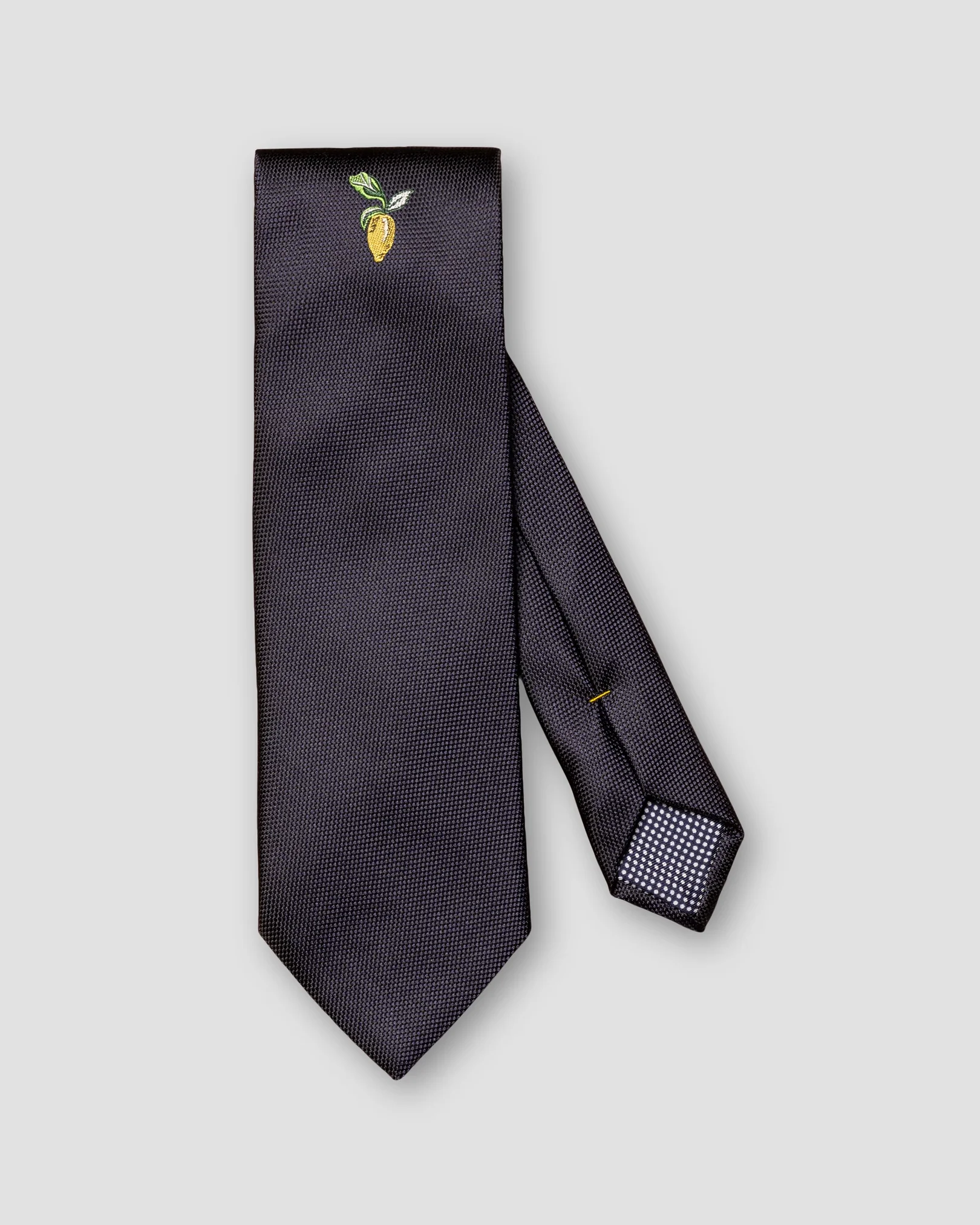 Eton - navy blue embroidered lemon