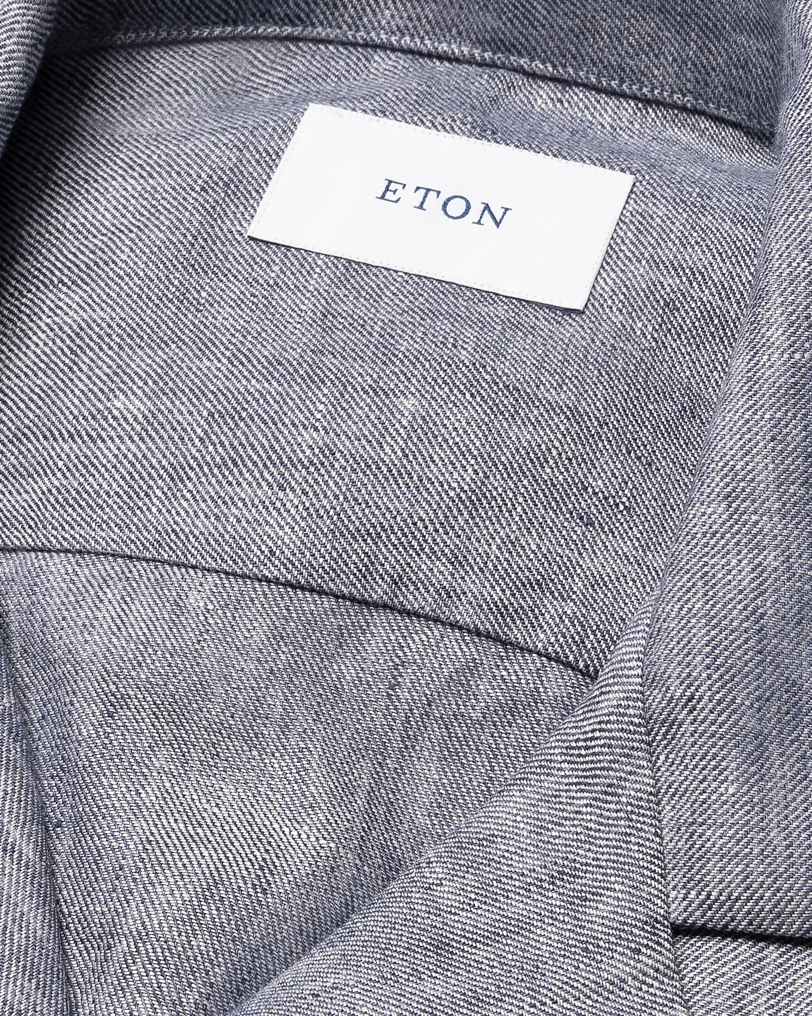 Eton - Resort-Hemd aus Leinen-Twill