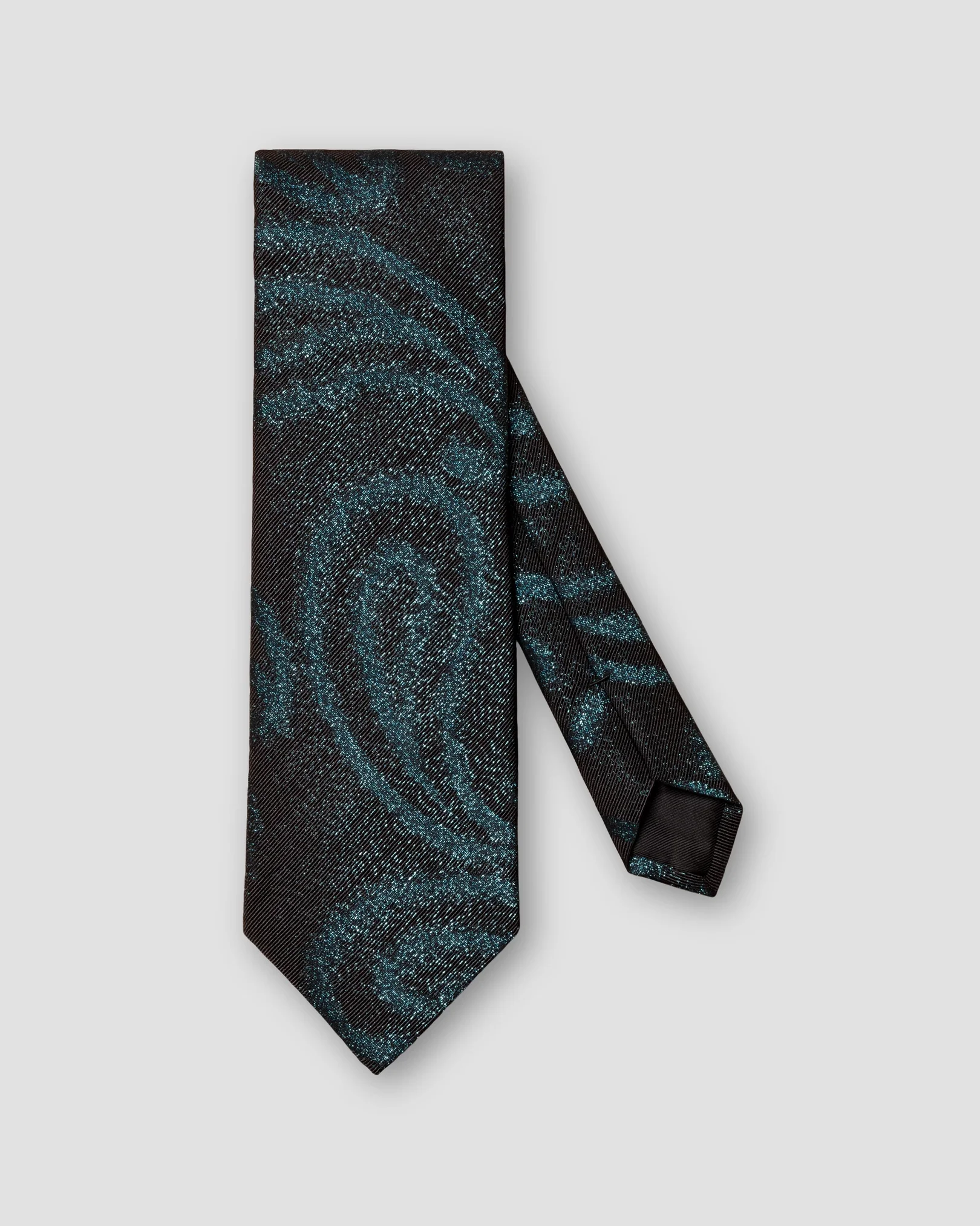 Eton - navy blue lurex glitter effekt tie