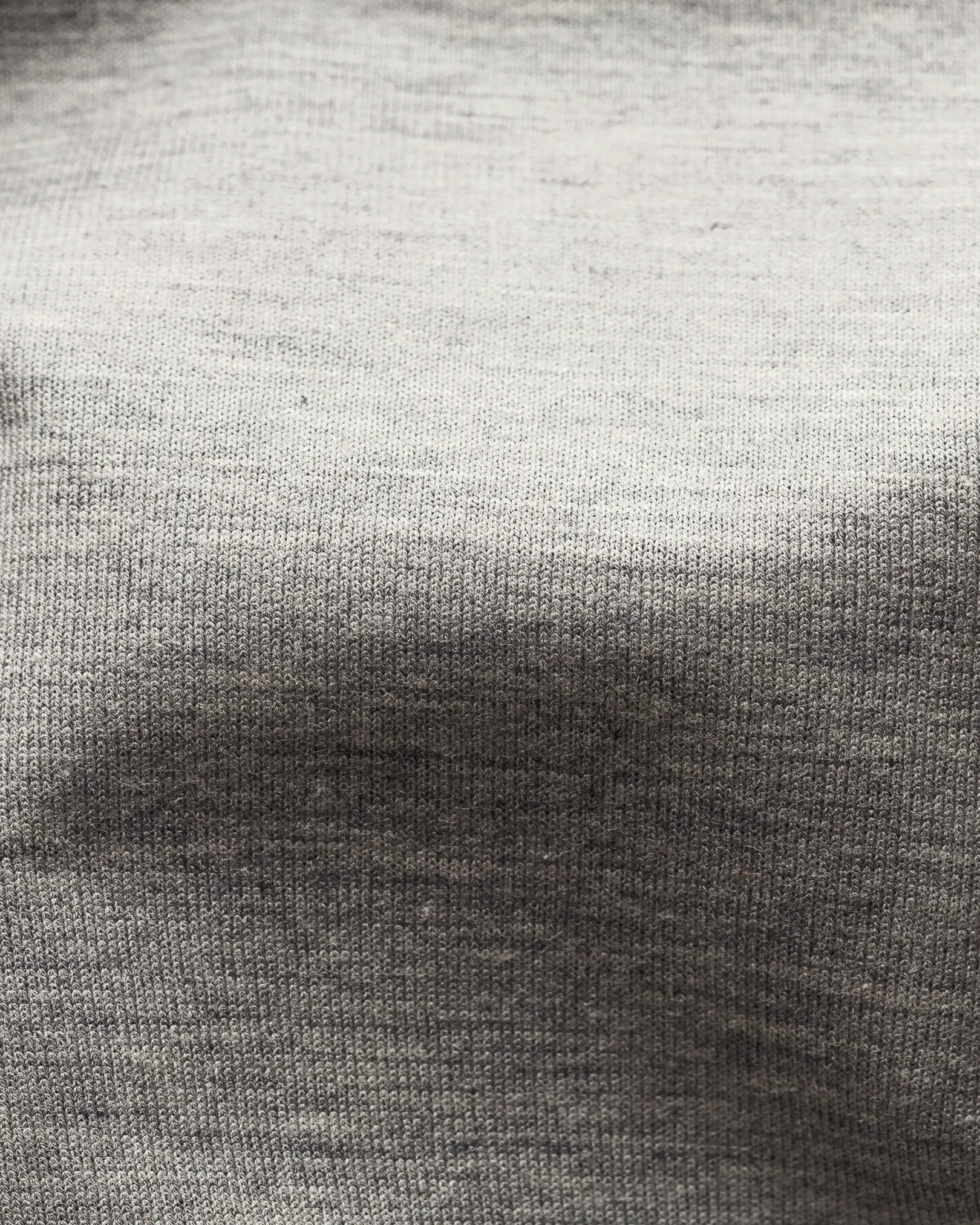 Eton - light grey jersey popover shirt short sleeved