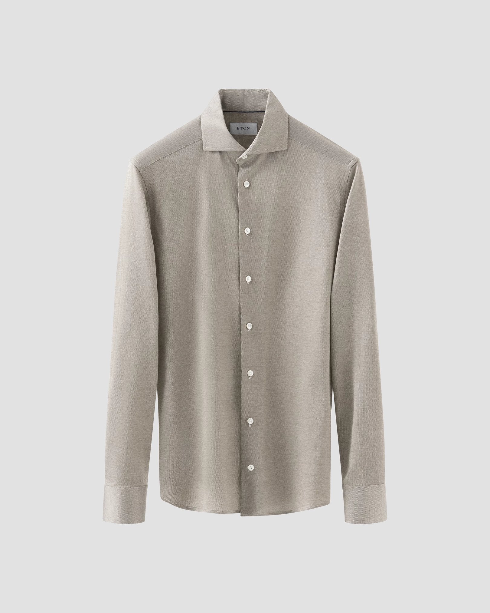Eton - light green jersey wide spread