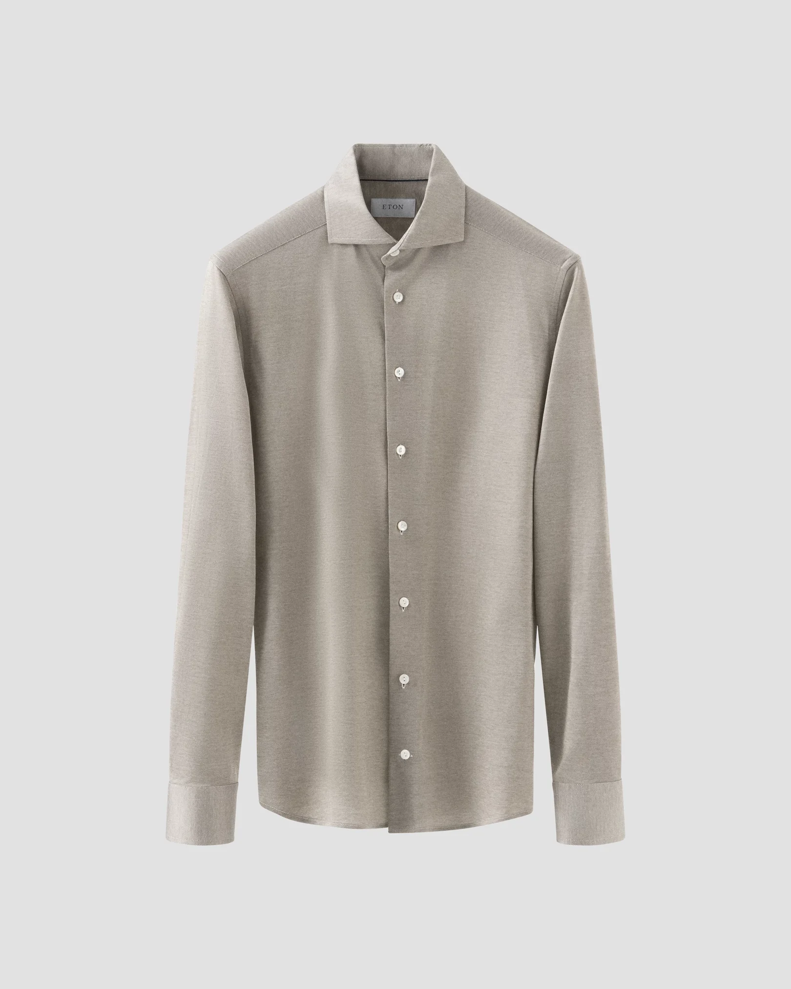 Eton - light green jersey wide spread