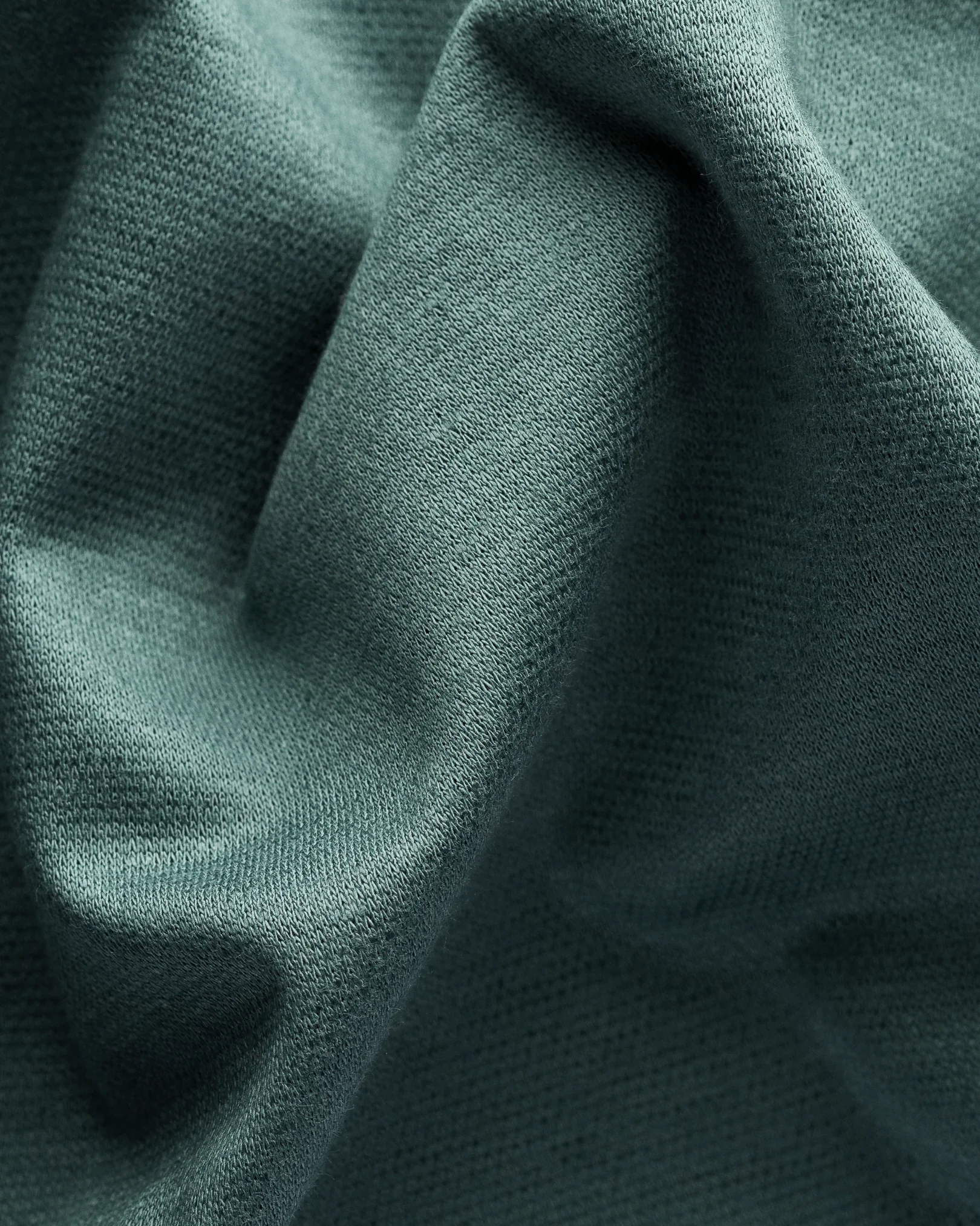 Eton - dark green pique t shirt short sleeve boxfit t shirt