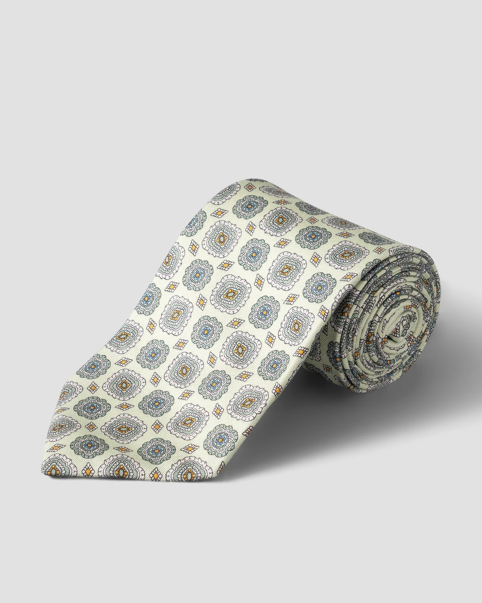Eton - light green panama weave tie