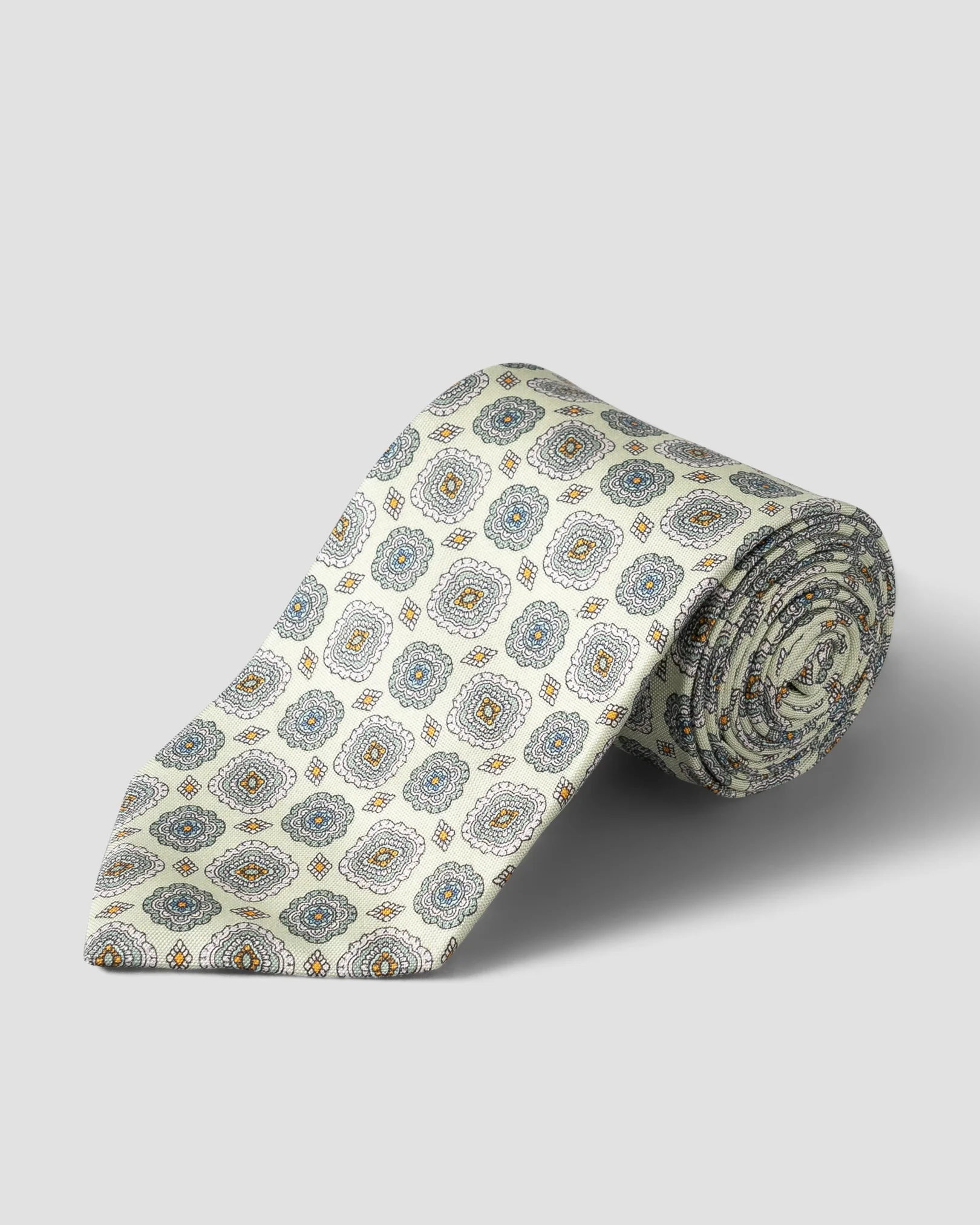 Eton - light green panama weave tie