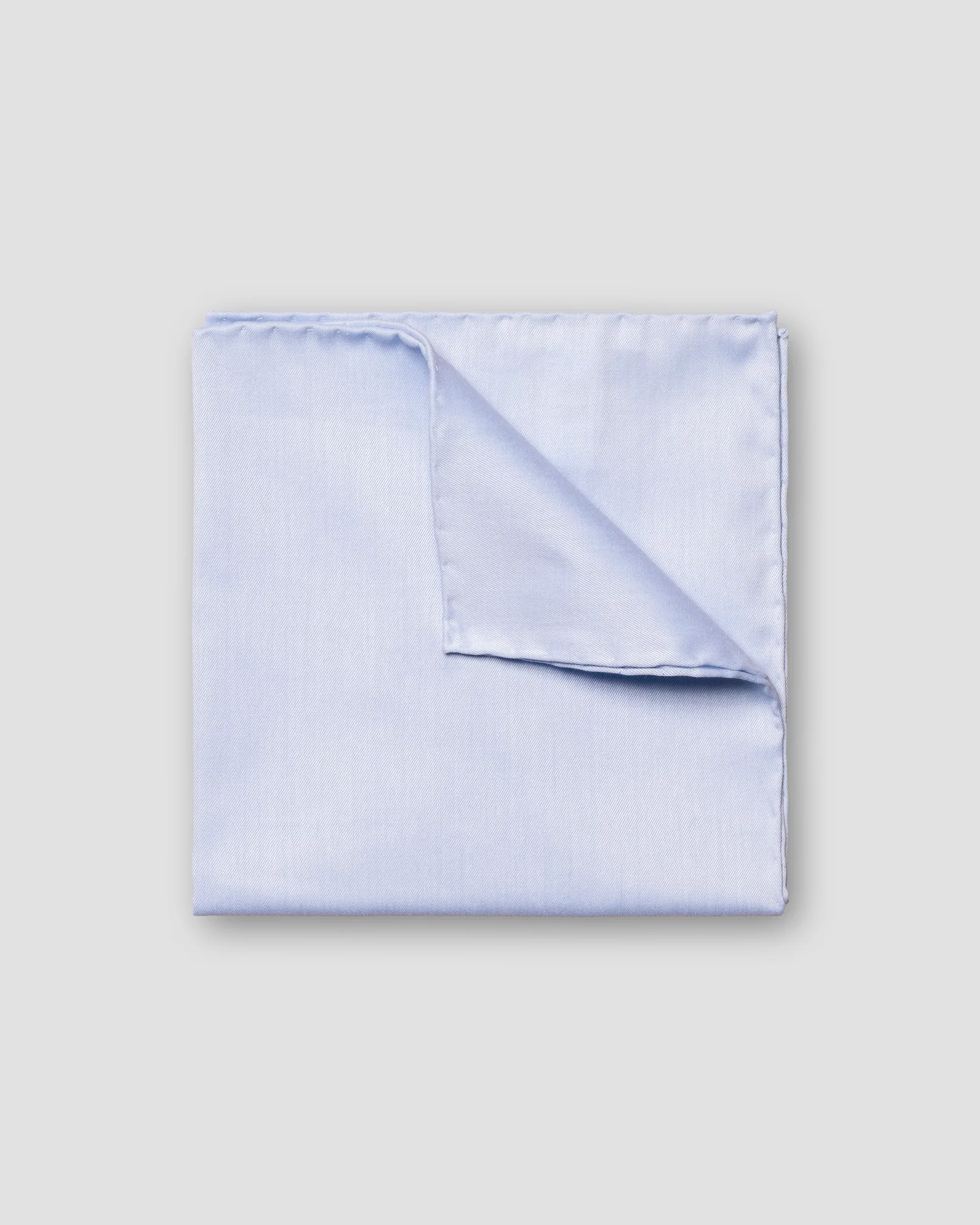 Eton - Hellblaues Signature-Twill-Einstecktuch