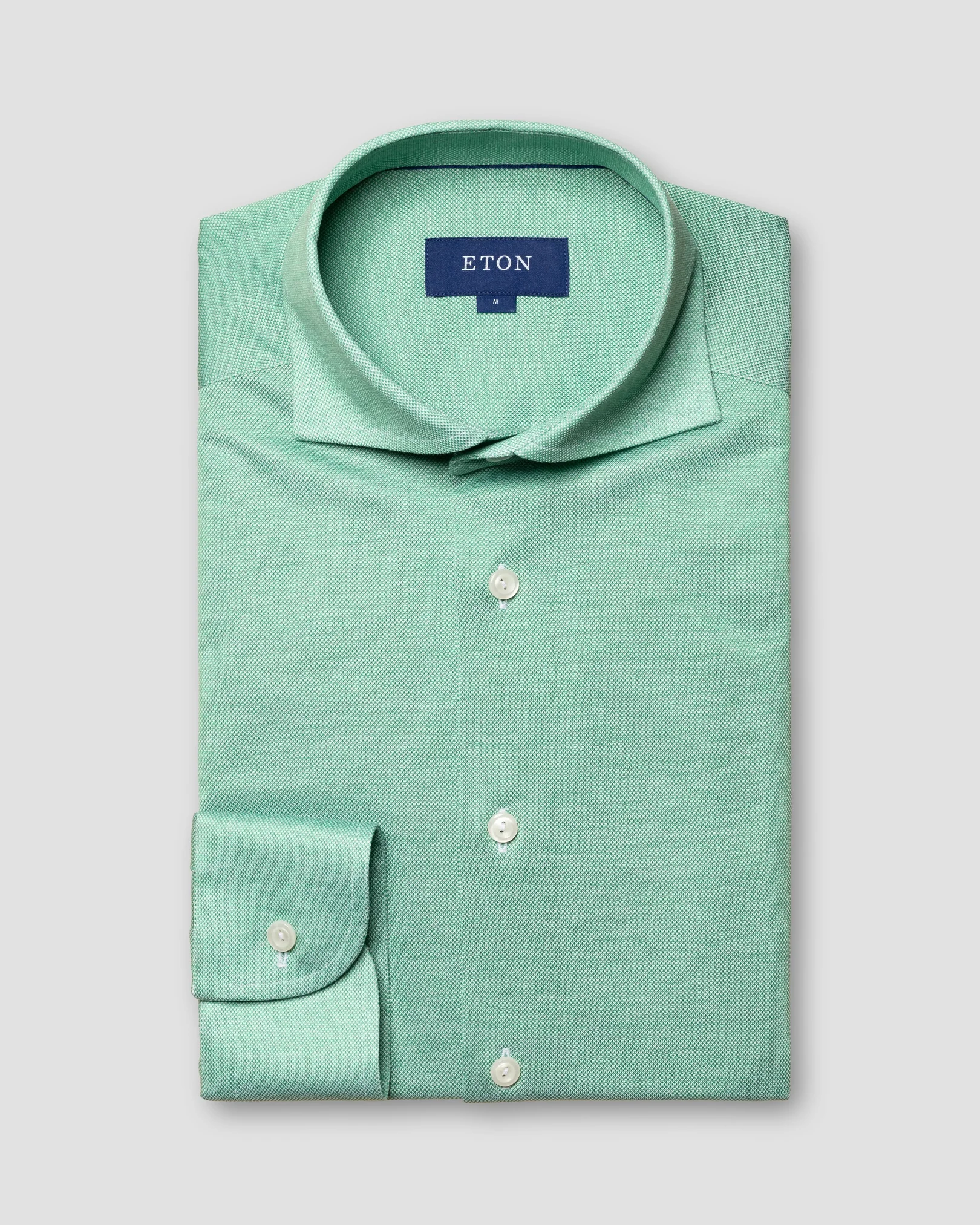 Eton - light green oxford pique