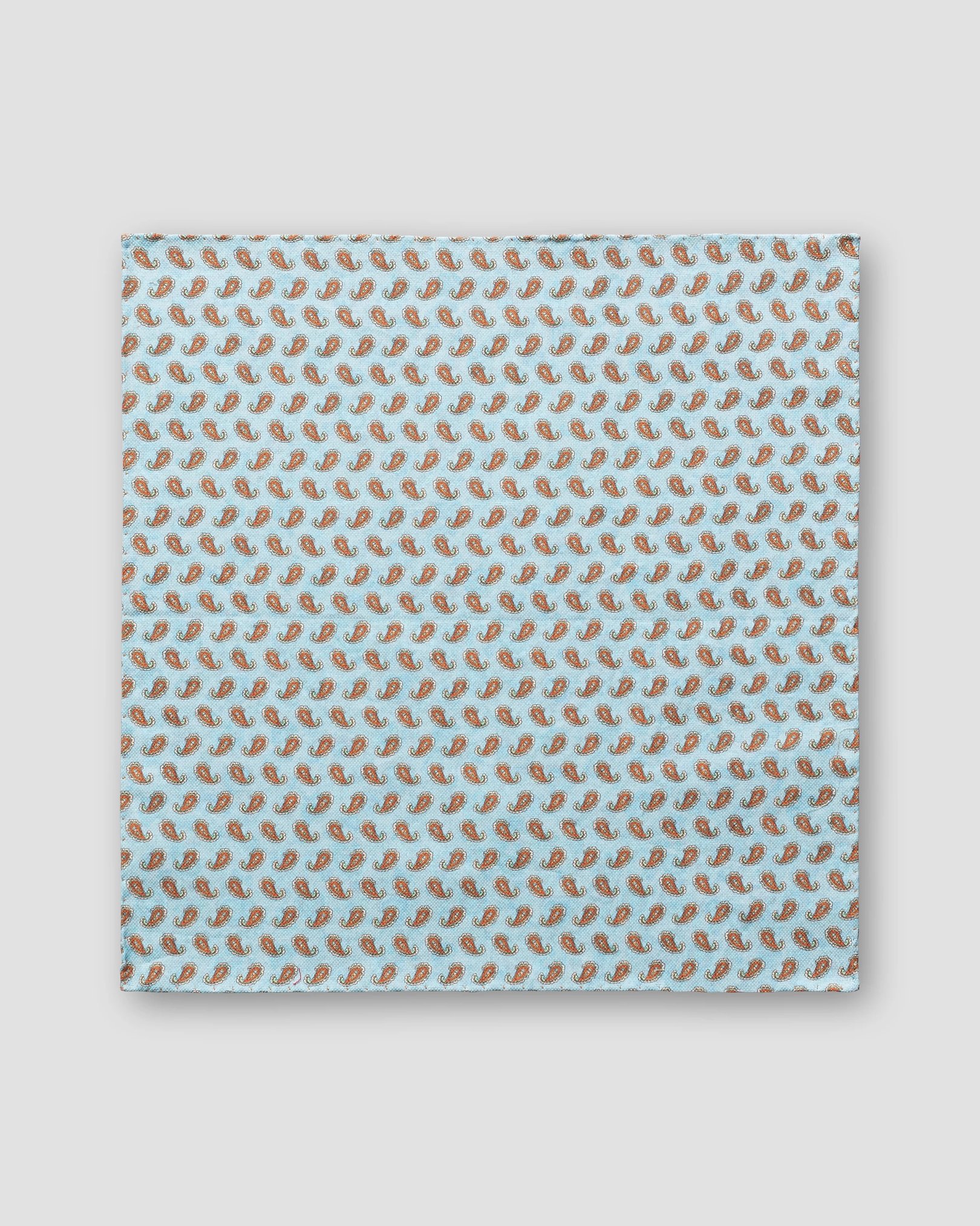 Eton - orange micro print cotton pocket square