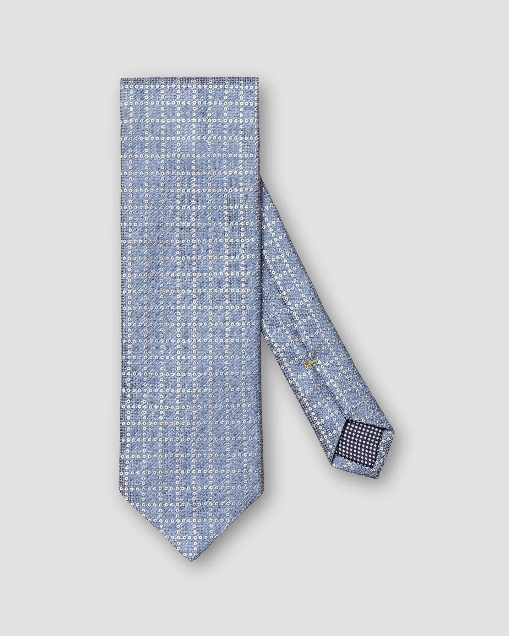 Eton - mid blue geometric tie